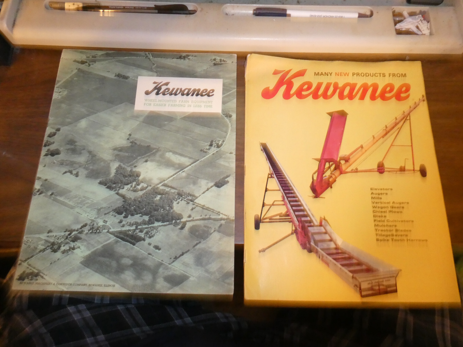 lot 2 Vintage Kewanee Brochure Ad Flyer Farm Equipment Farming Tractor