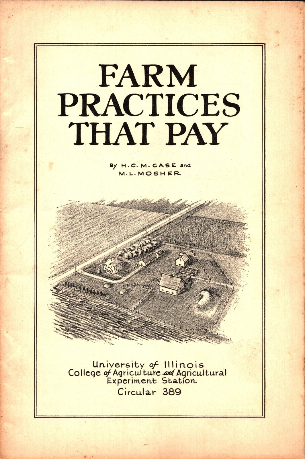 Farm Practices That Pay – 1932 – Booklet of Illinois – Farming Agriculture