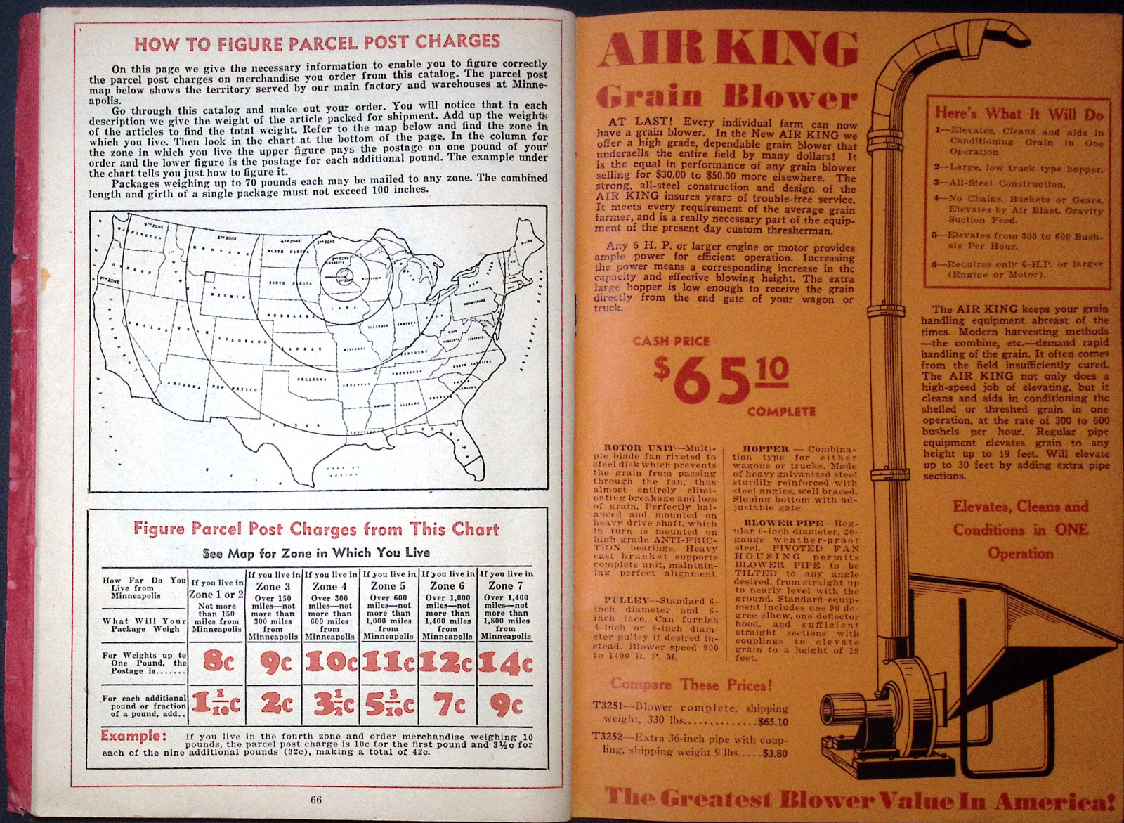 1938 R.R. Howell & Co. Thresher & Power Farming Supplies Sawmill Accessories