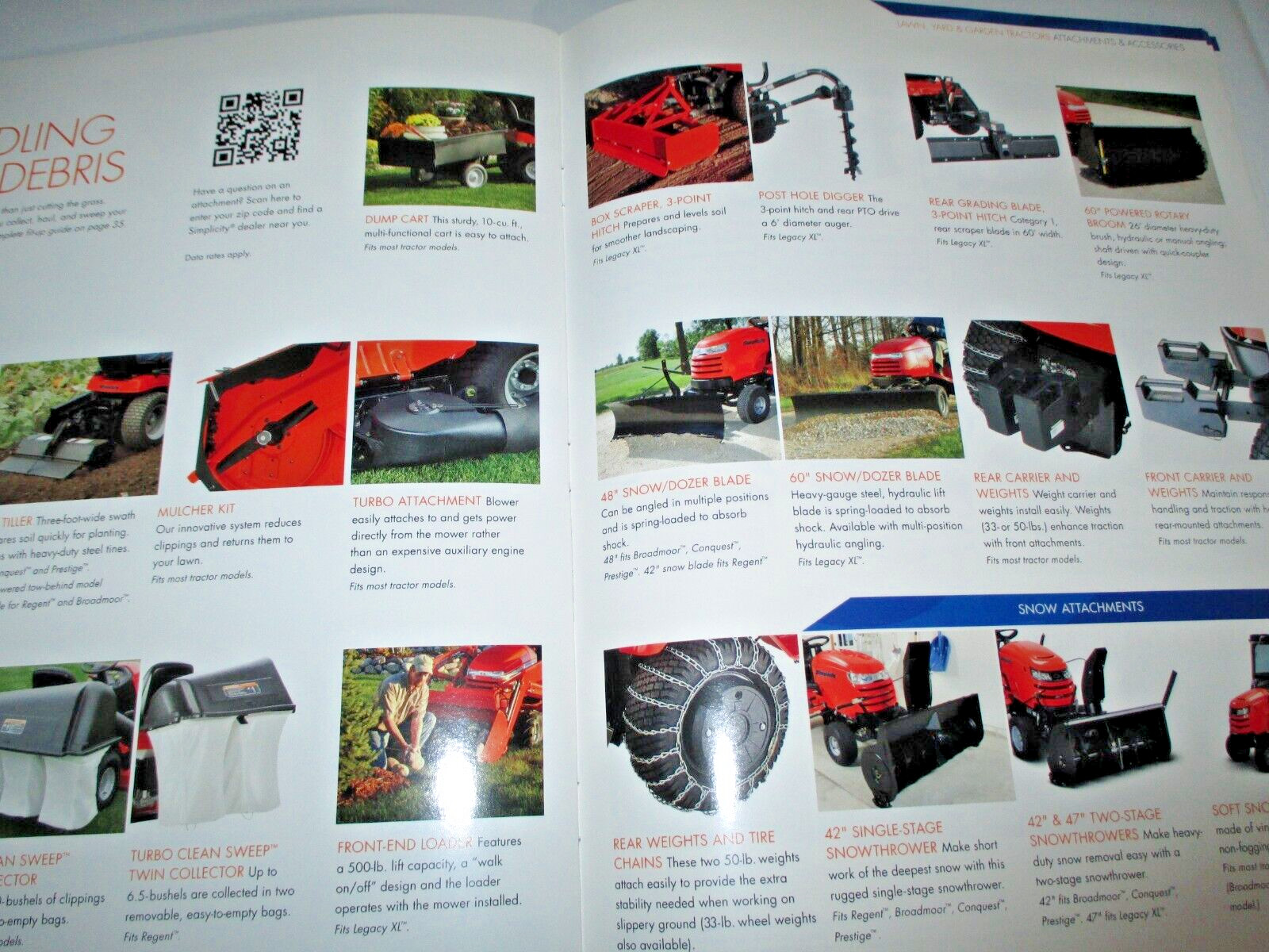 *Simplicity 2016 Lawn Garden Tractors & Zero Turns Sales Catalog Manual Brochure