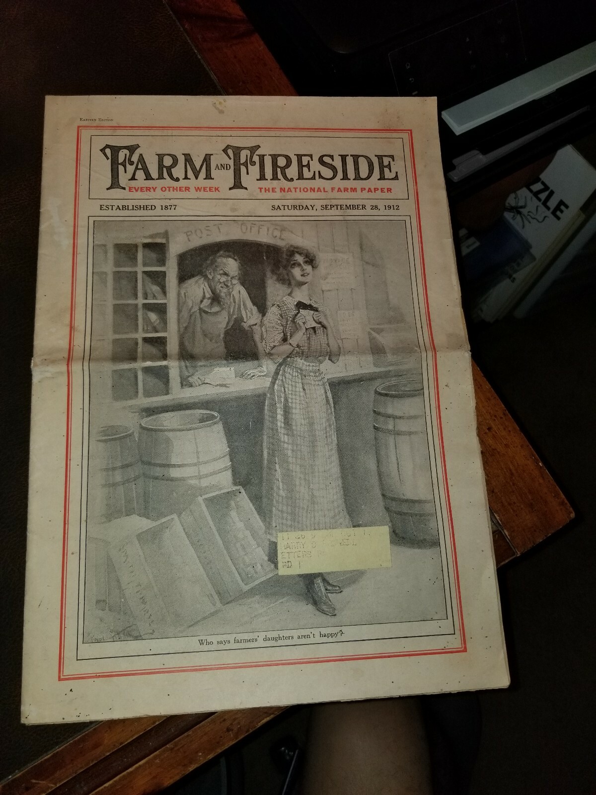 FARM and FIRESIDE The National Farm Paper 1912