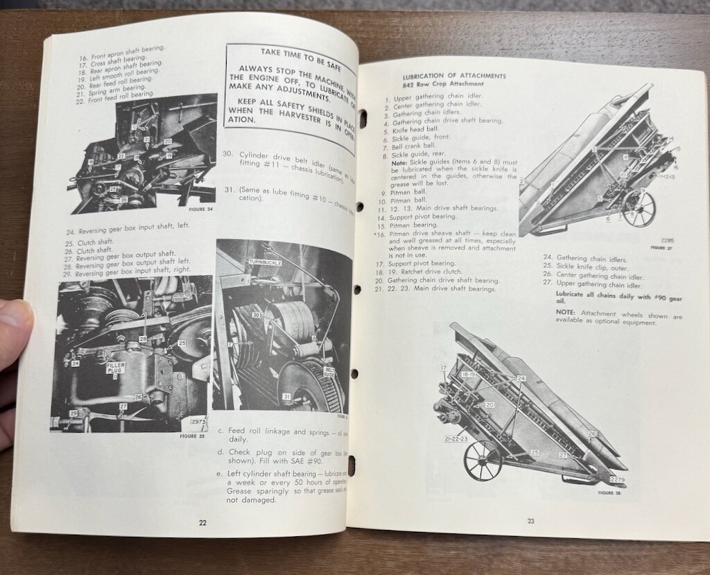 New Holland Owner&rsquo;s Operator&rsquo;s Manual 818 Set Propelled Crop Cruiser