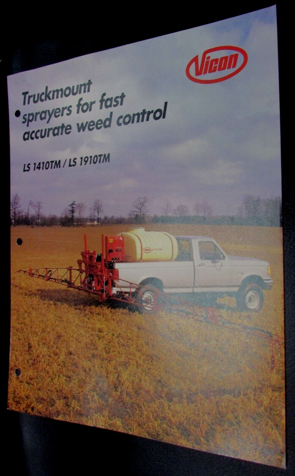 New Vintage 1980&rsquo;s Vicon Canada Pickup Truck Mounted Farm Sprayers Brochure