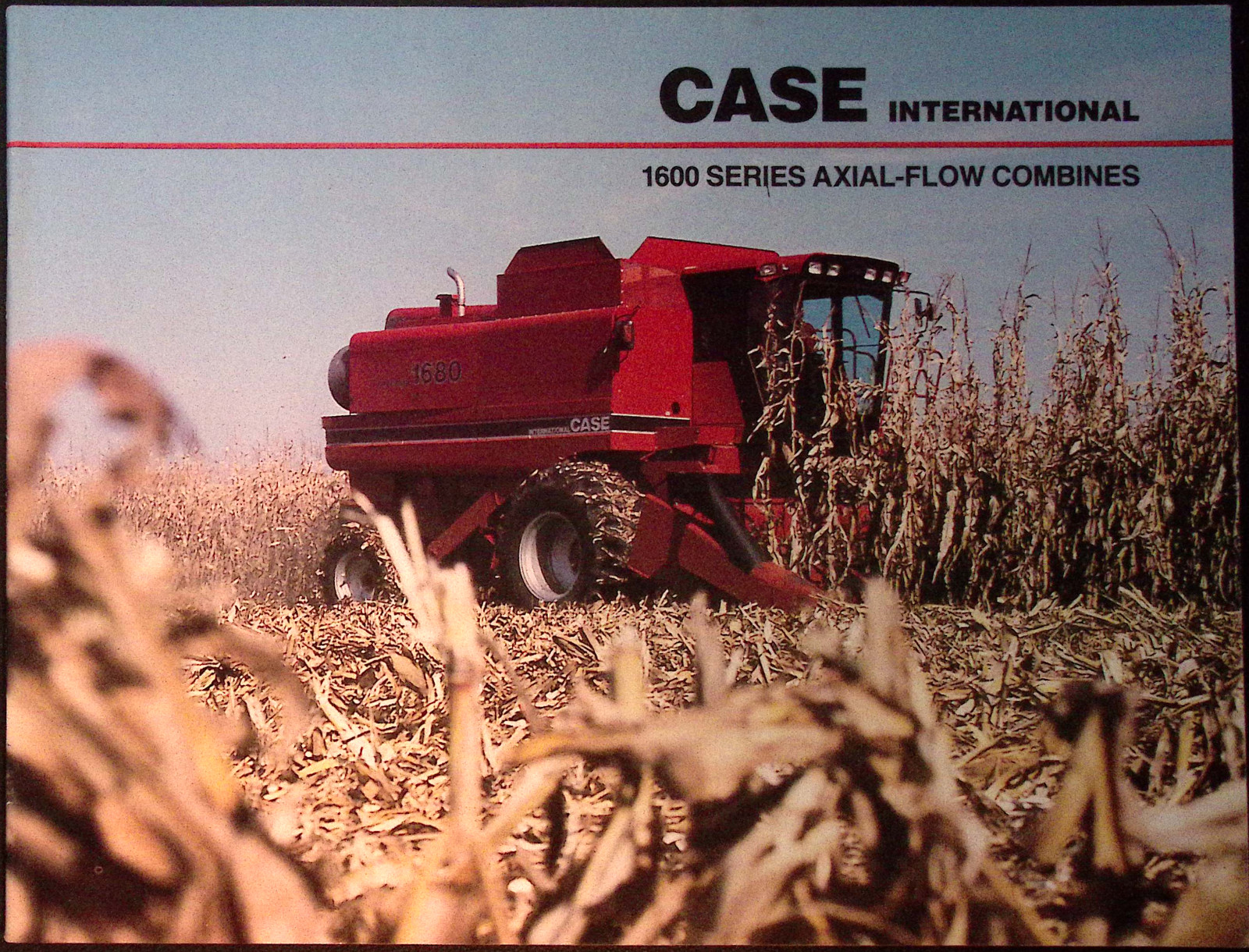 Case International 1600 Series Axial-Flow Combines Vintage Brochure
