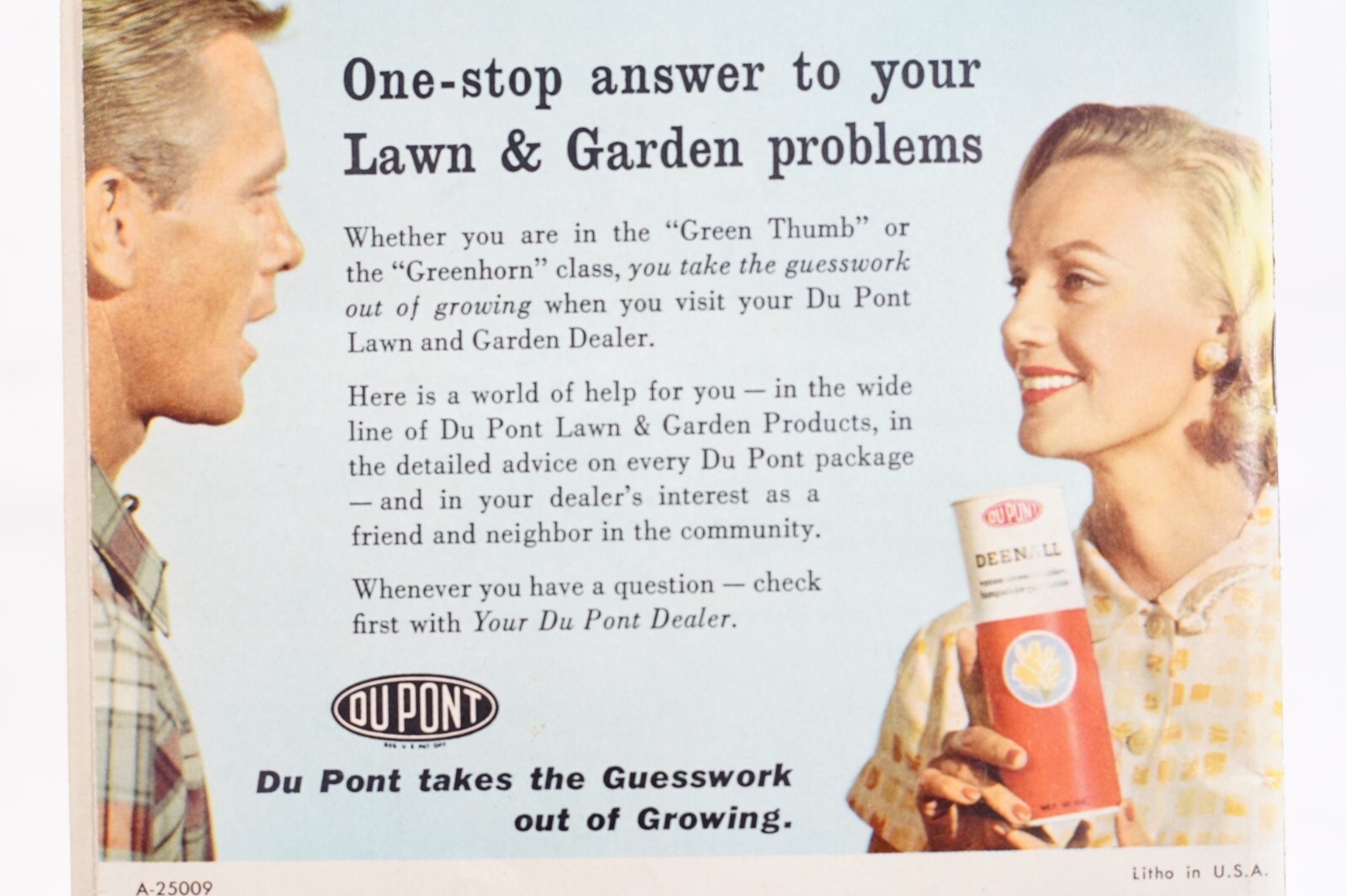 1963 Lawn and Garden Guide Dupont Vintage Agricultural Brochure