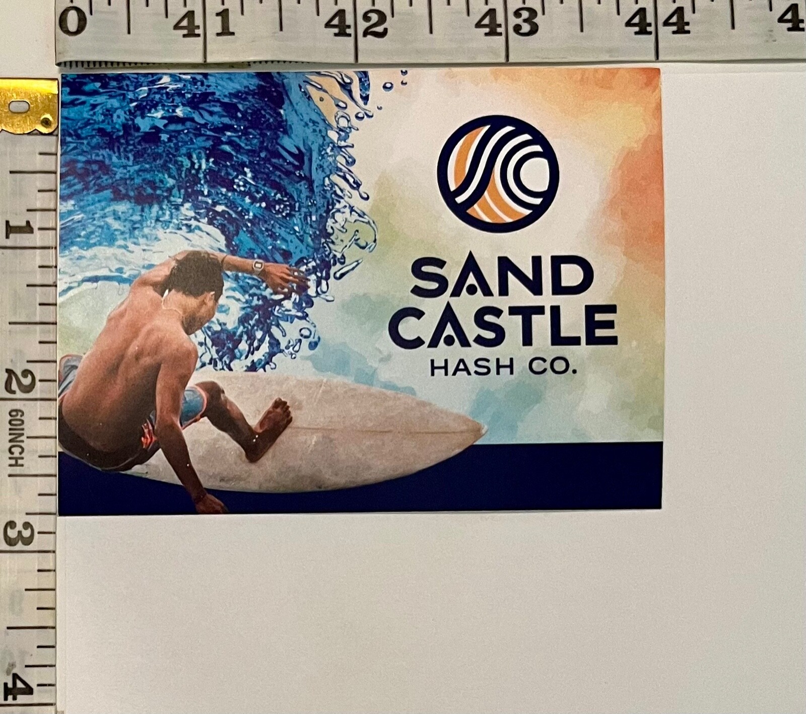 SAND CASTLE HASH CO. Vinyl Sticker – Oregon, USA Cannabis Industry Advertisement