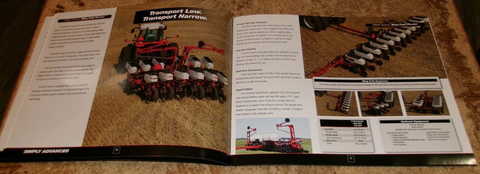 2011 white 8000 series planters brochure in nice shape used
