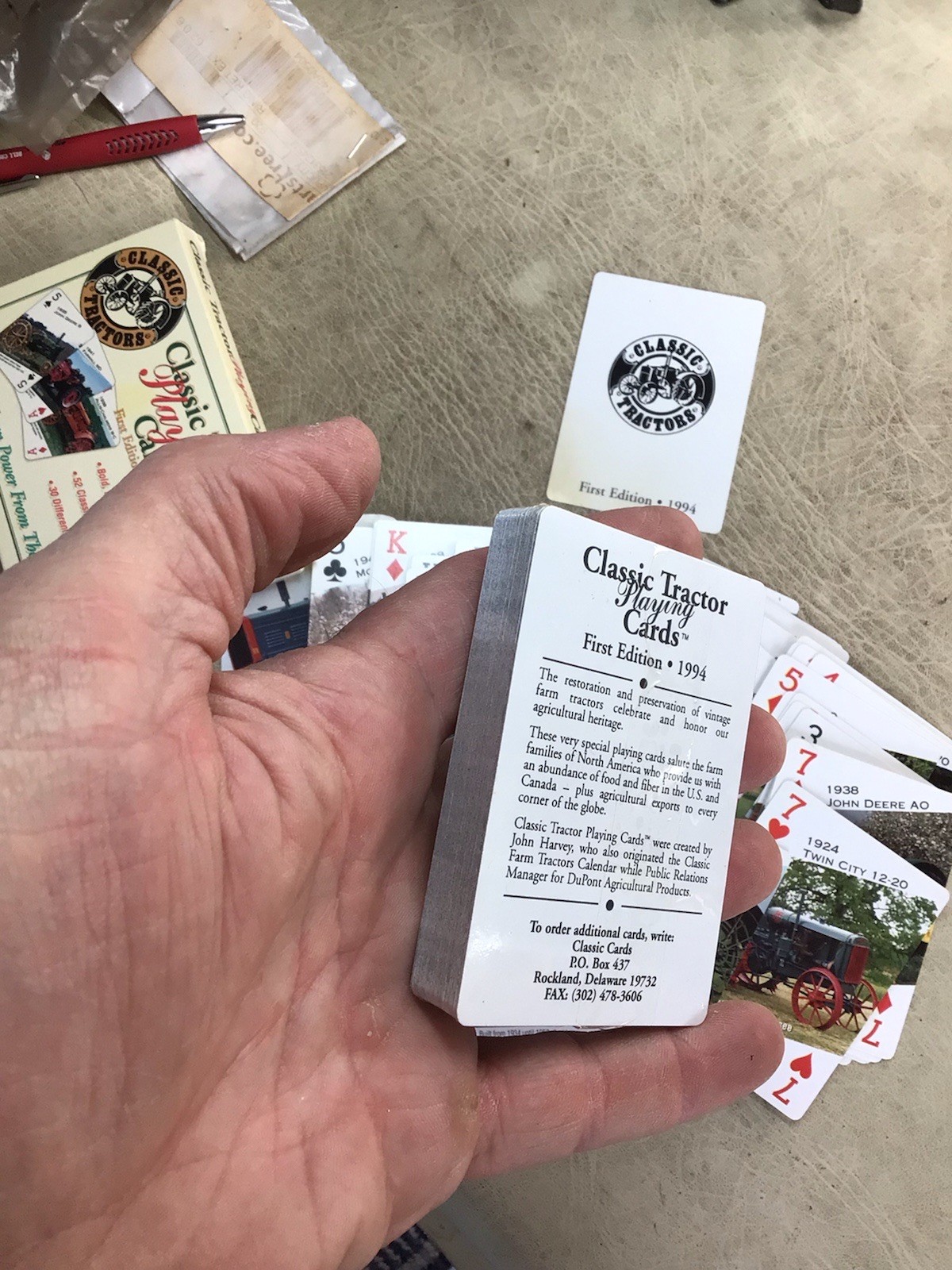 Classic Vintage Tractor 1994 1st Edition Two Decks Of Playing Cards