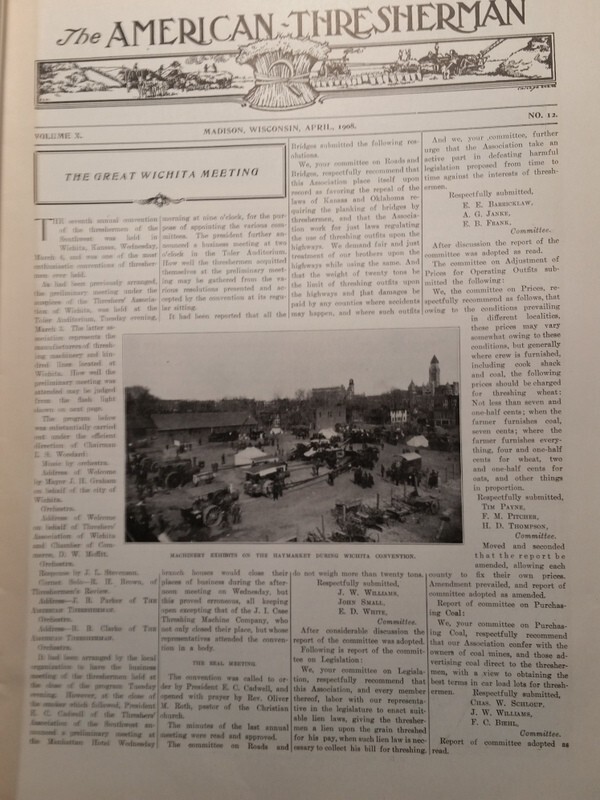1908 The American Thresherman Complete Magazine Madison WI Many Great Ads !
