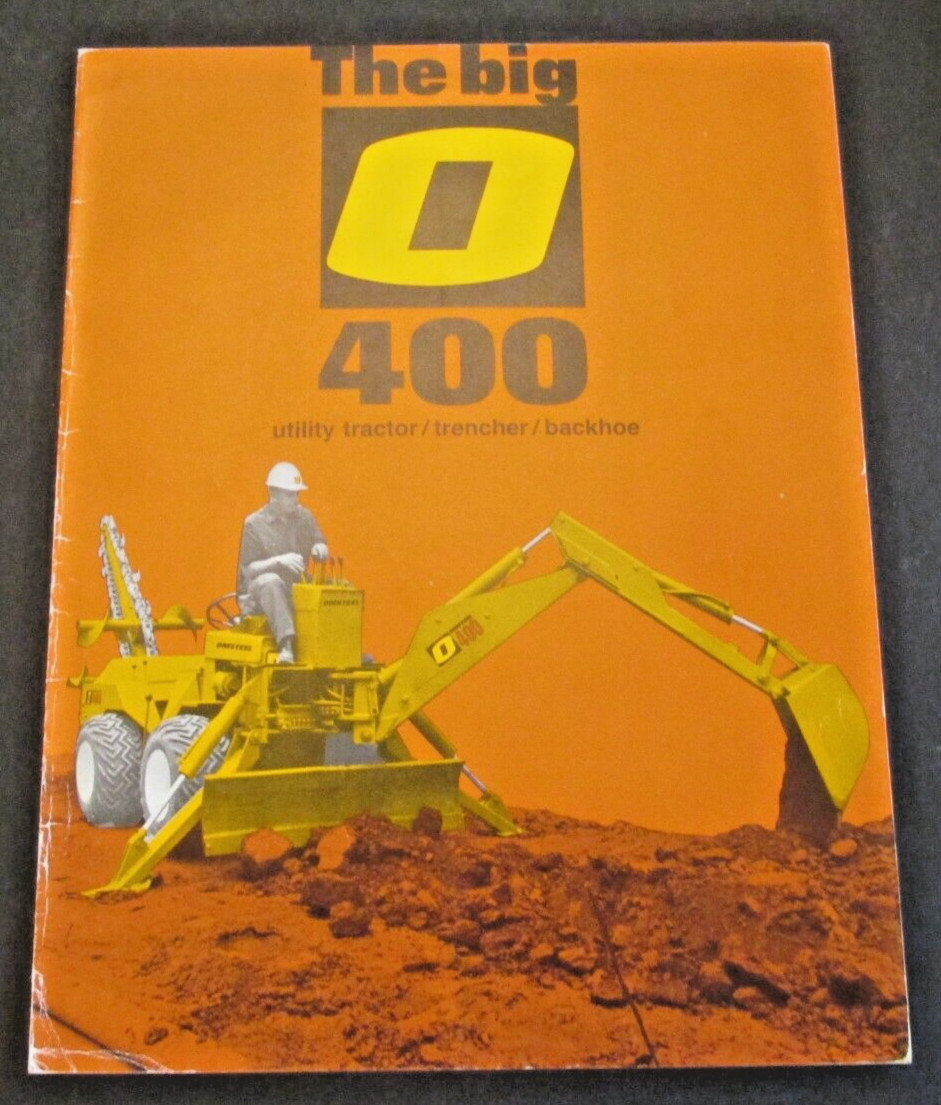 OMSTEEL BIG O 400 Utility Tractor Dealer Paul Haggard Seattle WA Ad Brochure