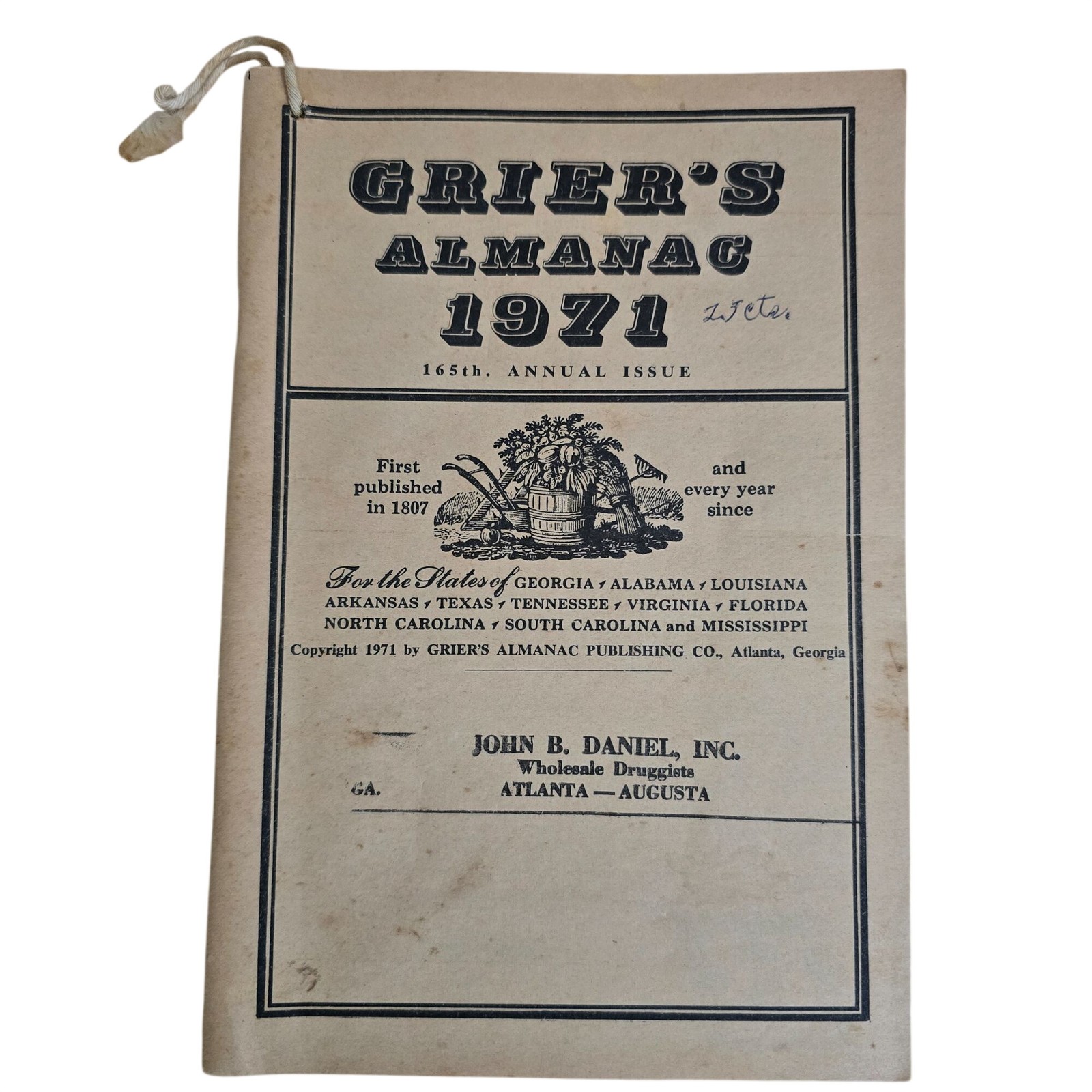 Vintage Grier’s Almanac Lot 1970 1971 1972 1973 1974 Ads Ephemera
