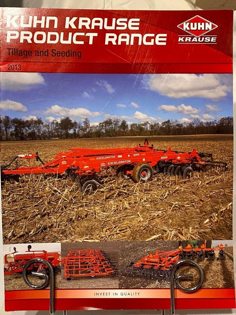 Kuhn Krause Product Range Tillage and Seeding Brochure Flyer 2013