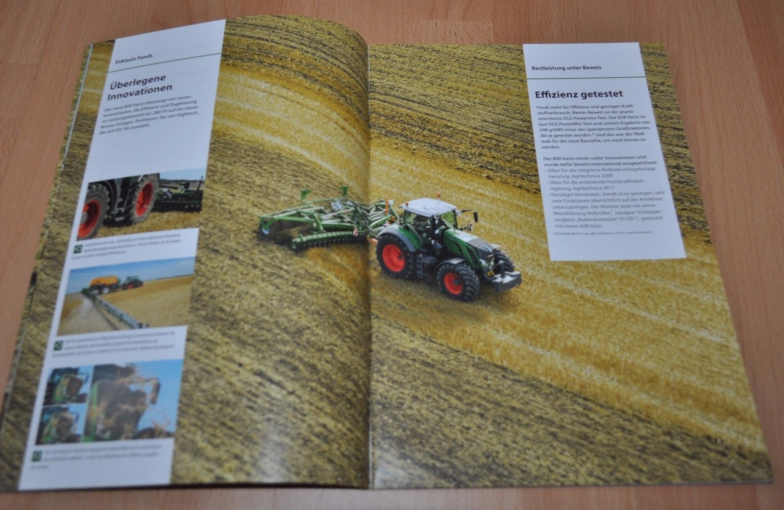 Fendt 800 Vario Tractor Brochure Prospekt