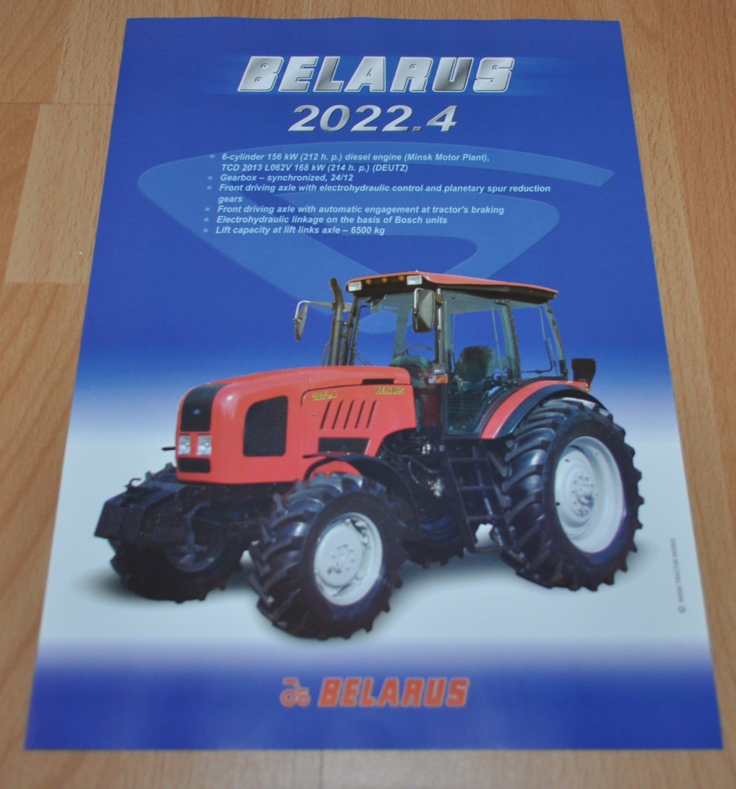 Belarus 2022.4 MTZ ENG Tractor Agriculture Brochure Prospekt