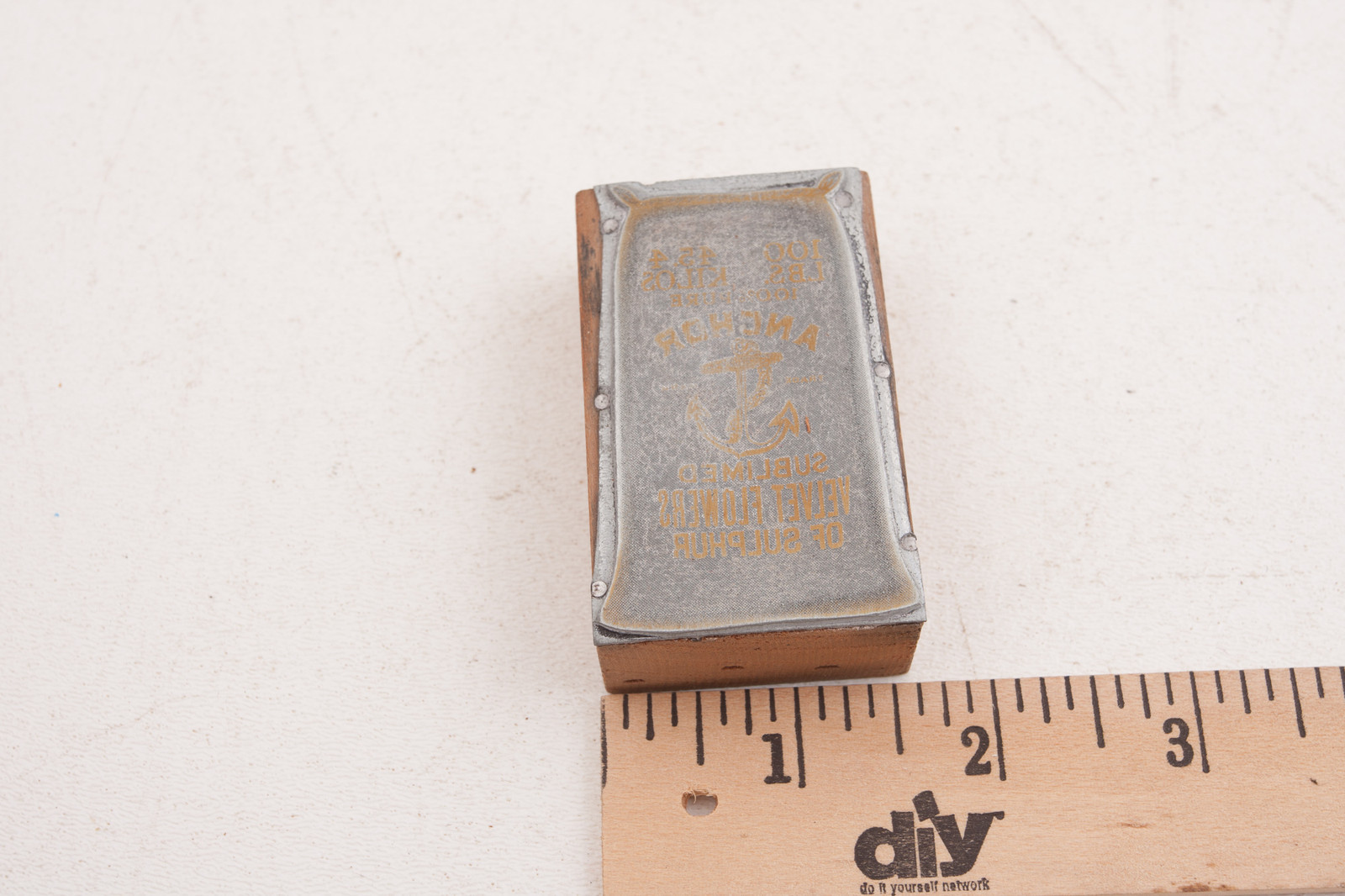 Anchor Sublime Velvet Flowers Pair Printers Block Advertising (A5L-3/35)