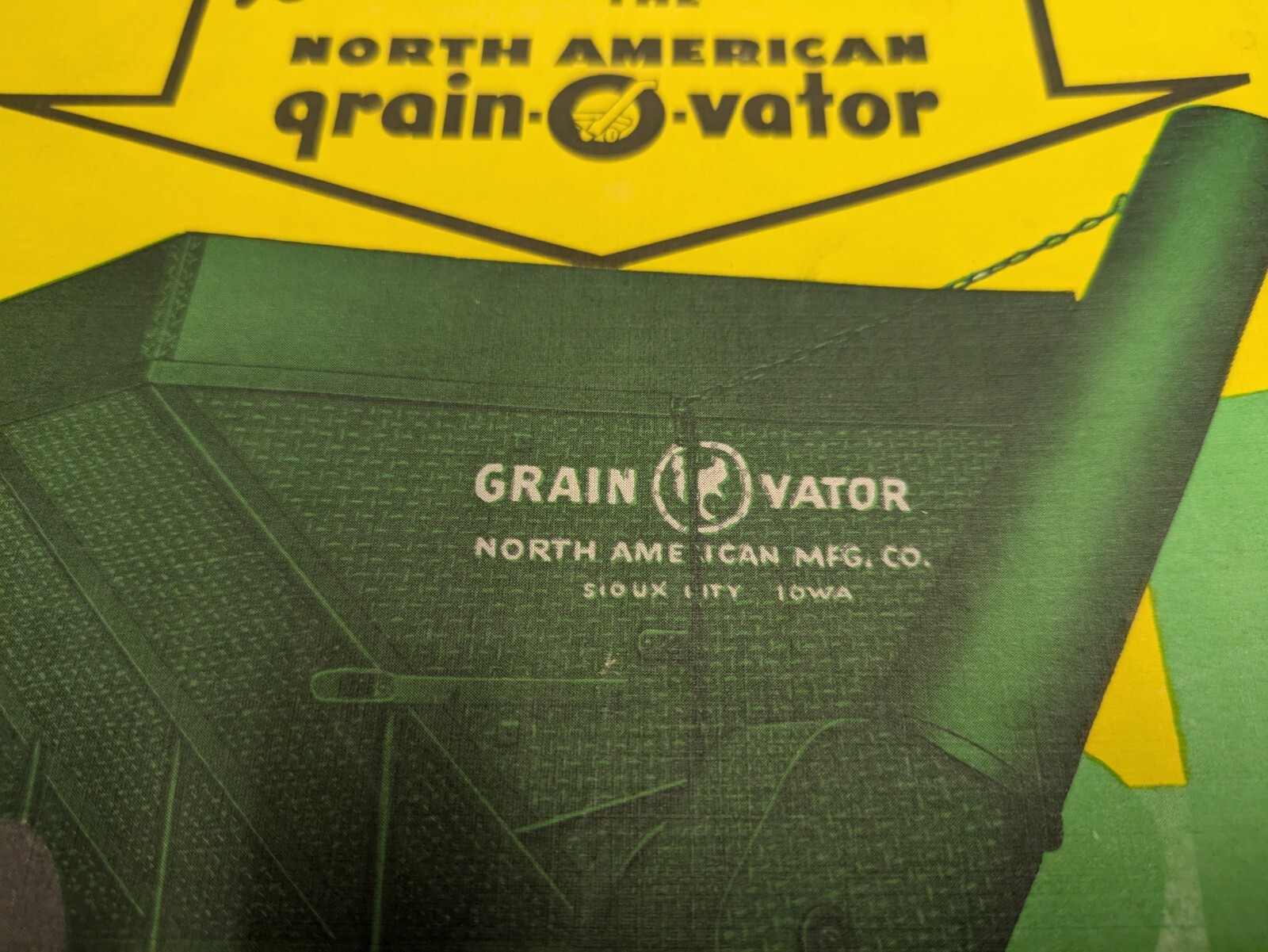 VTG Grain-O-Vator Brochure Dodgen & Co Ft Dodge & No. American Mfg Sioux City IA
