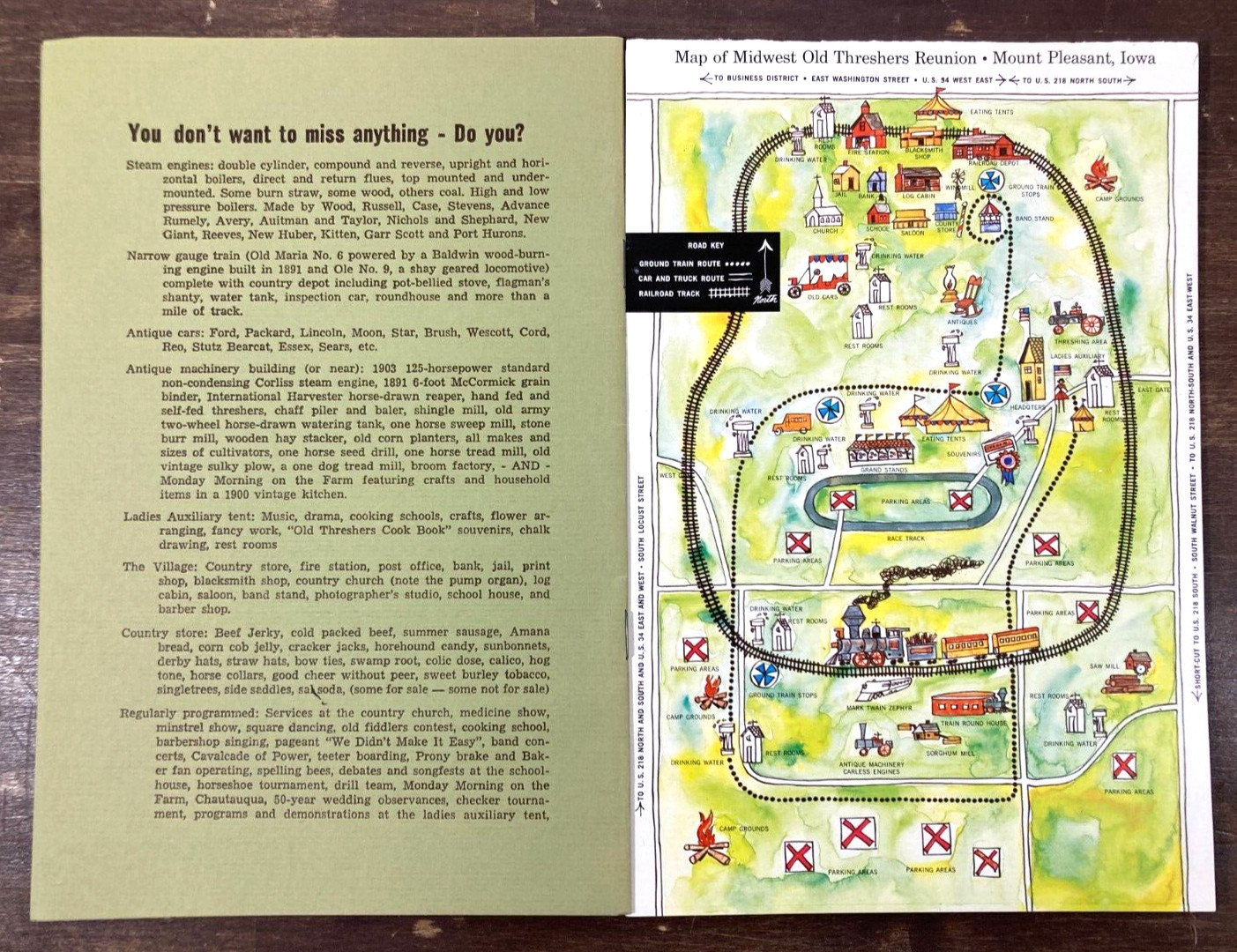 1968 Midwest Old Settlers And Threshers Reunion Program & History Booklet Lot 2