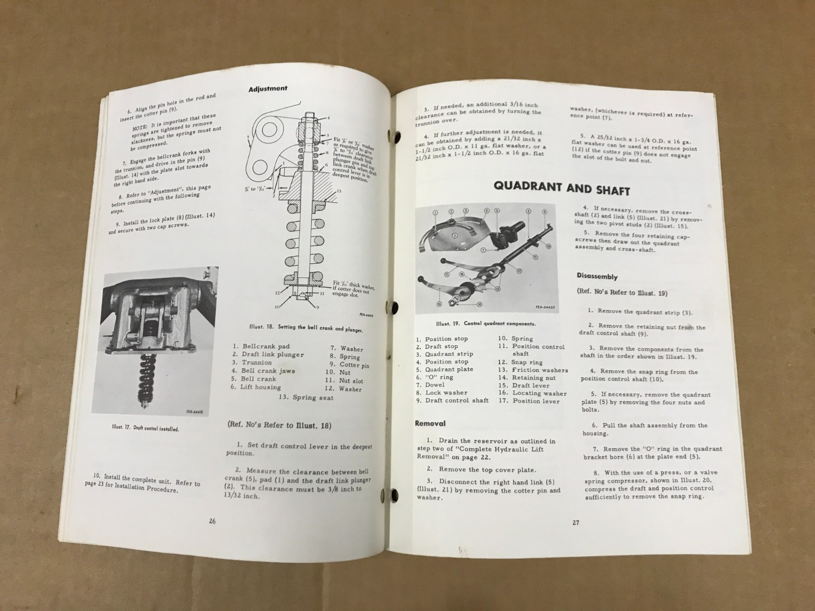 VTG Blue Ribbon Service – Hydraulic System & Hitch For B-414 Tractors