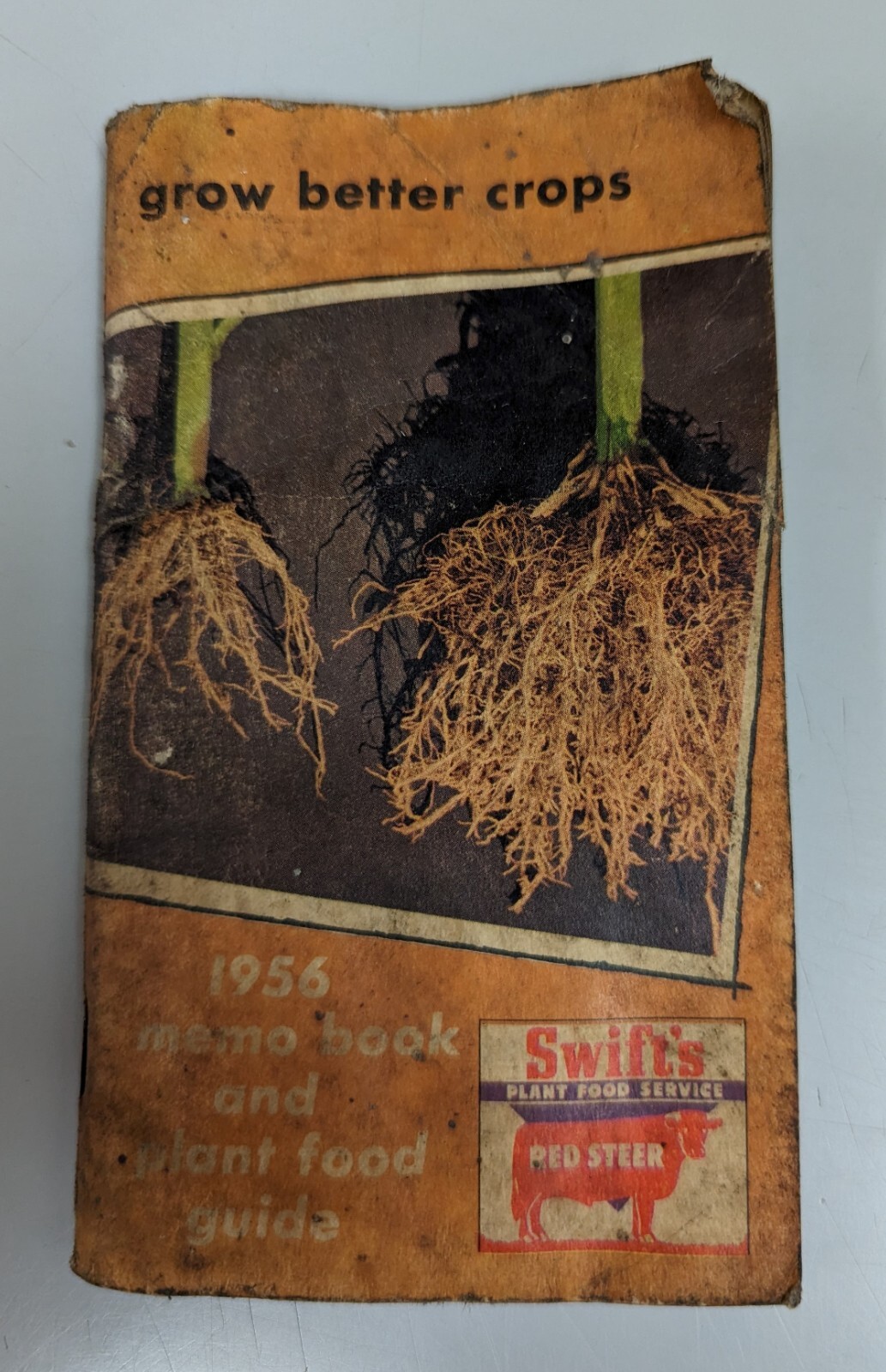 Vintage 1940 Swift s Red Steer Brand Fertilizers Advertising Memo Book Notepad