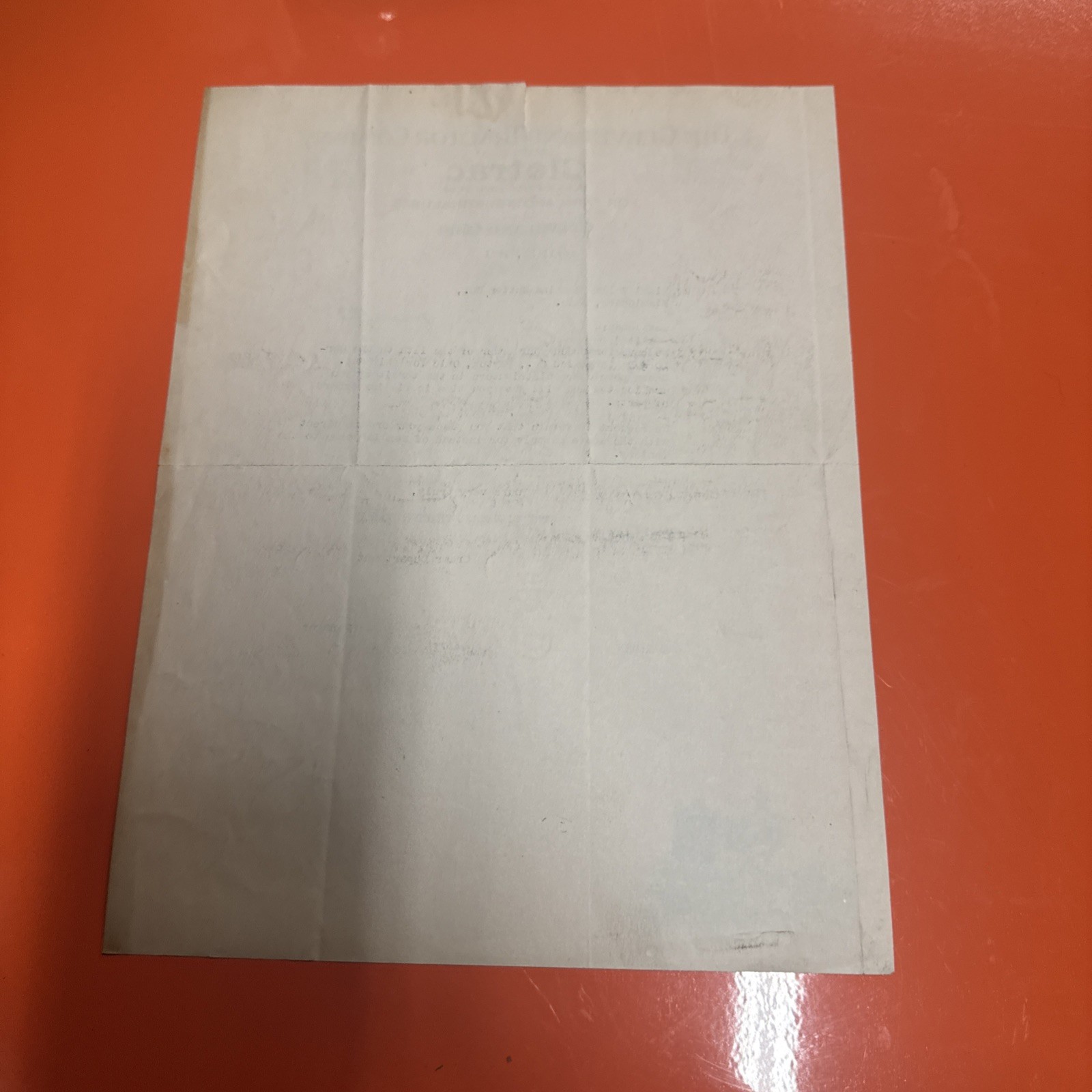 Cleveland Tractor Company Cletrac Letterhead April 11, 1921
