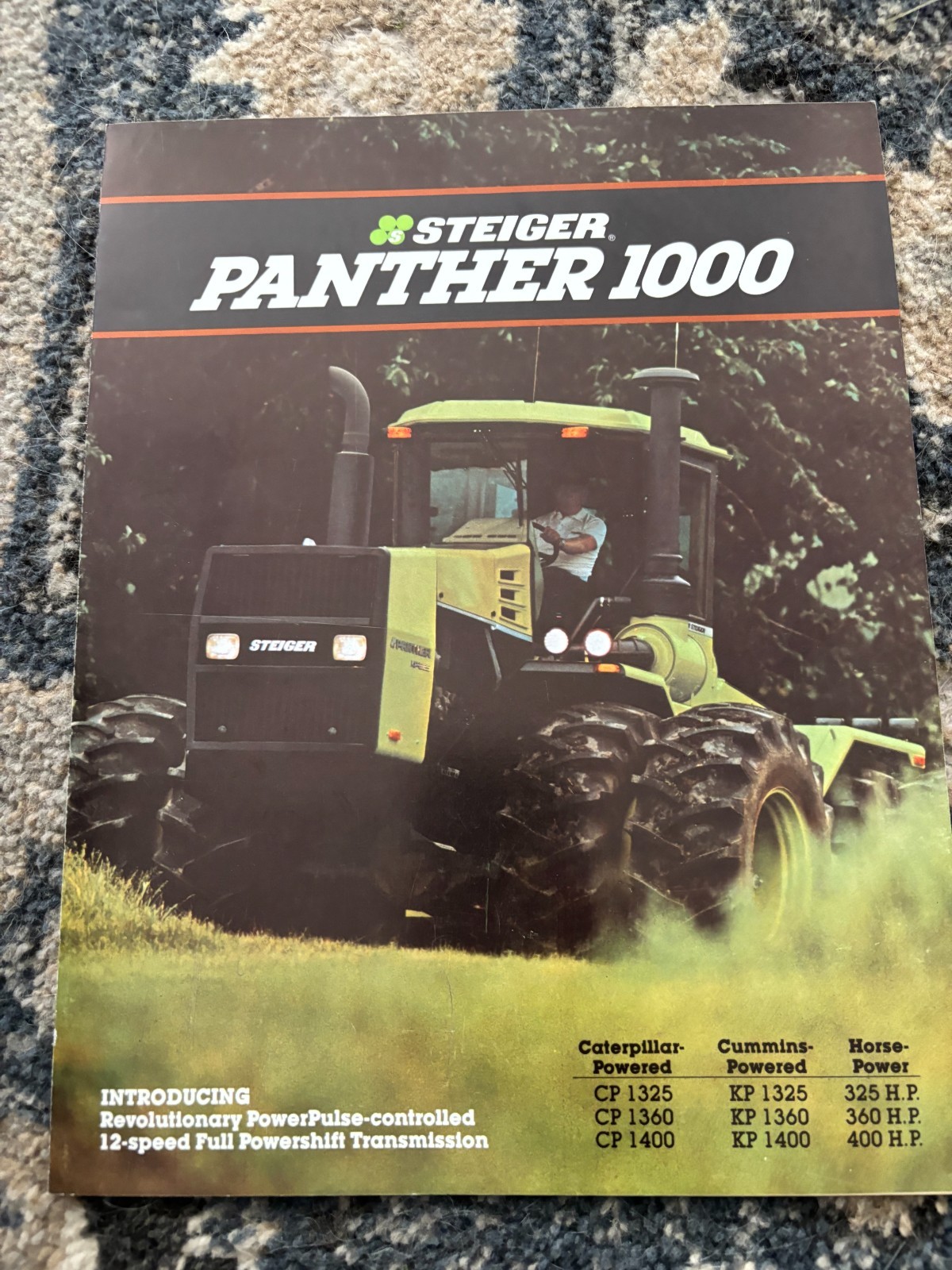 Steiger Panther 1000 Tractor Brochure AMIL26