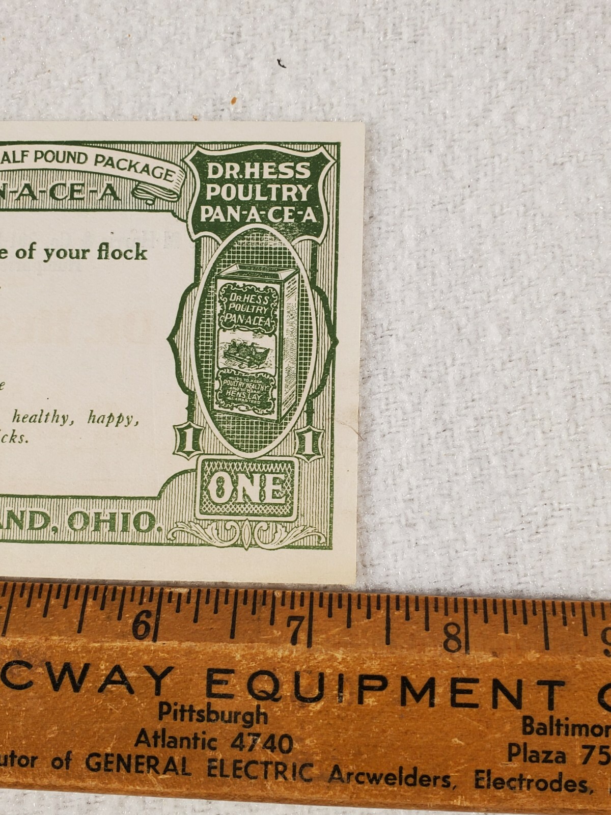 Dr Hess & Clark Poultry Pan-a-ce-a Good for Half Pound Package Coupon Roanoke VA