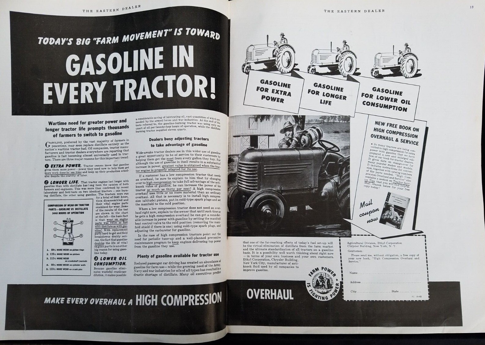 October 1942 Eastern Dealer Farm Implements Vehicle Merchants Wartime Rationing