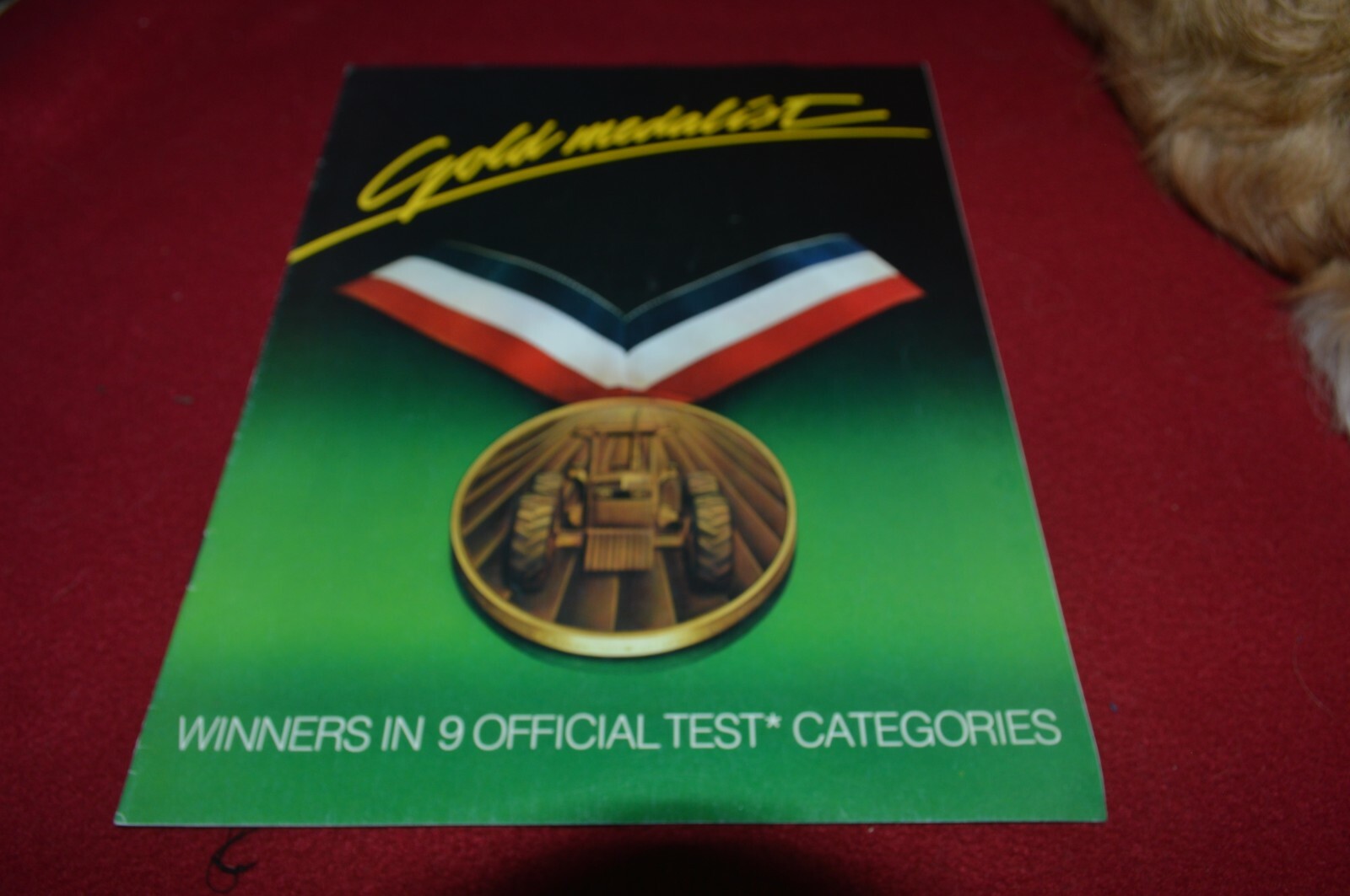 John Deere Tractors Gold Medalist for 1984 Brochure FCCA