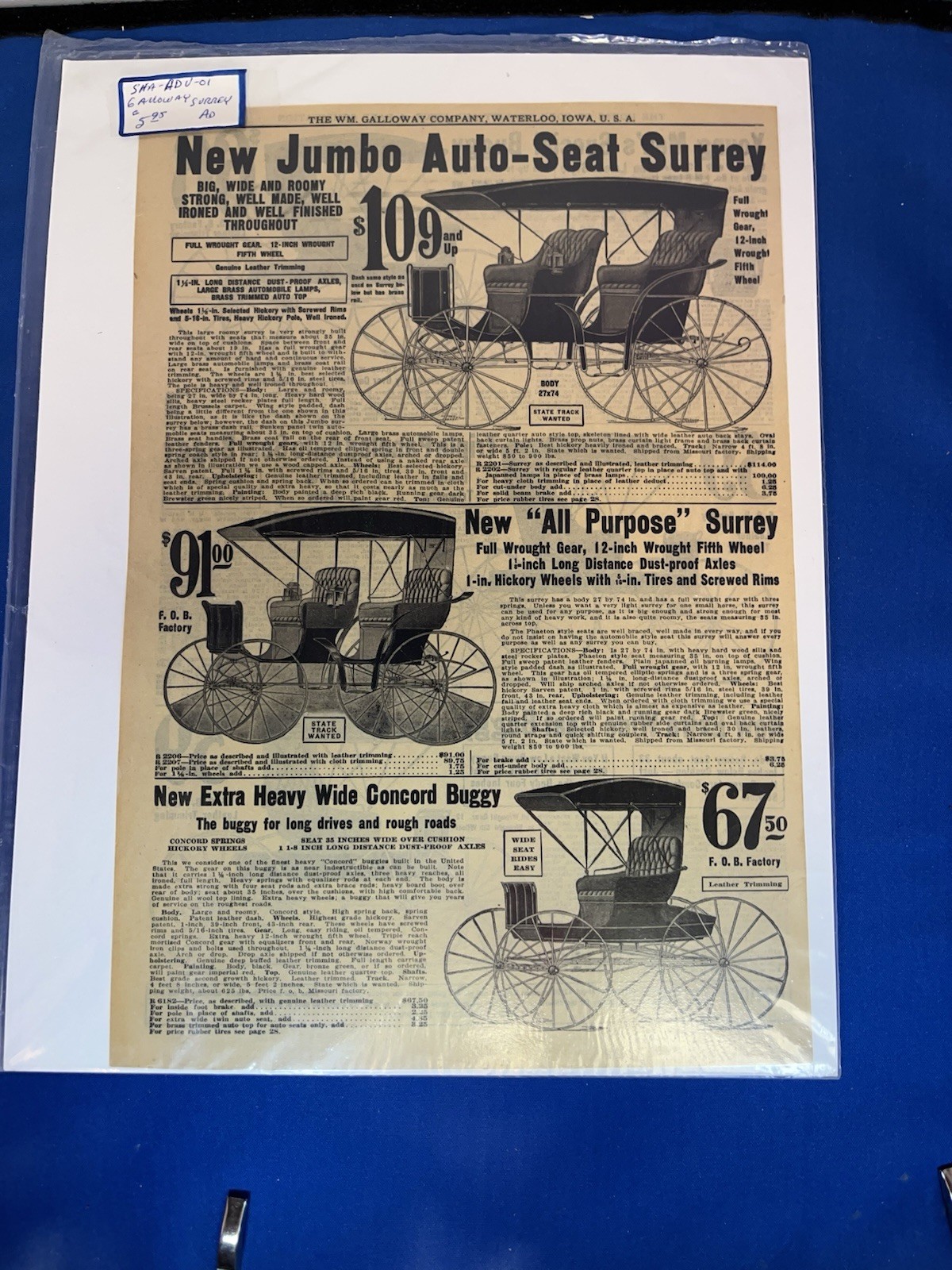 ANOTHER LOT OF 14 VINTAGE ORIGINAL FARM MACHINE ADS-1907 T0 1930-TAKE A LOOK!