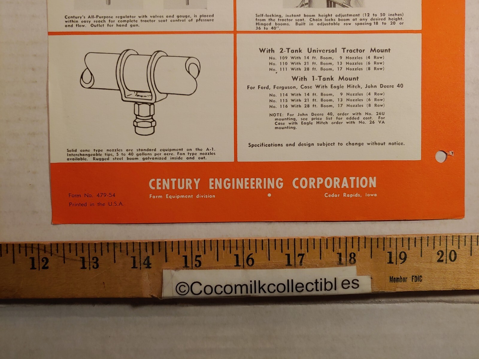 Vintage Century Engineering All Purpose Boom Sprayers Brochure