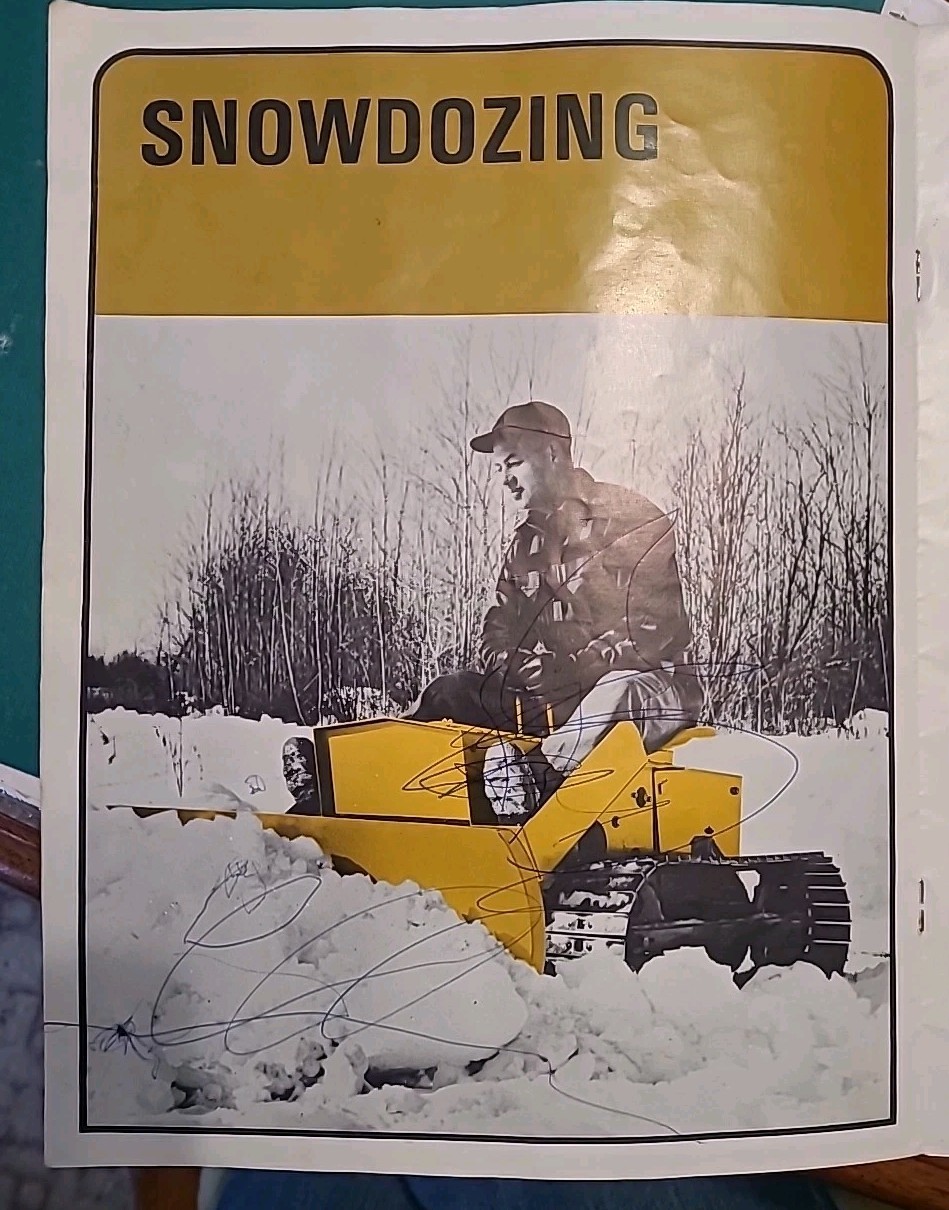 C.F. Struck Corporation Vintage Mini Dozer Brochure. Copyright 1968