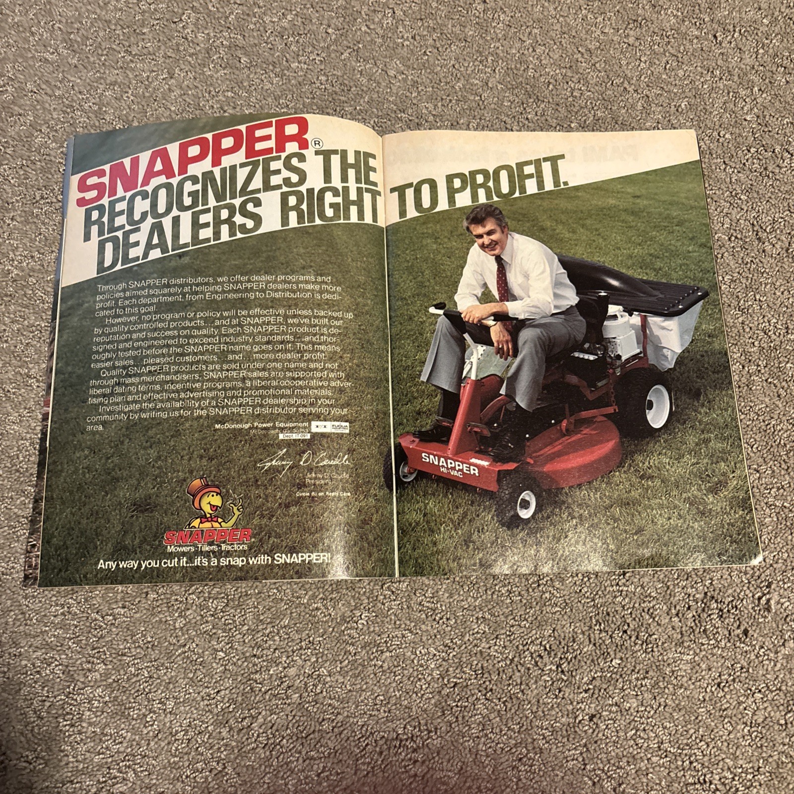 Implement & Tractor Magazine September 7, 1981 Farming Agriculture Vintage Ads J
