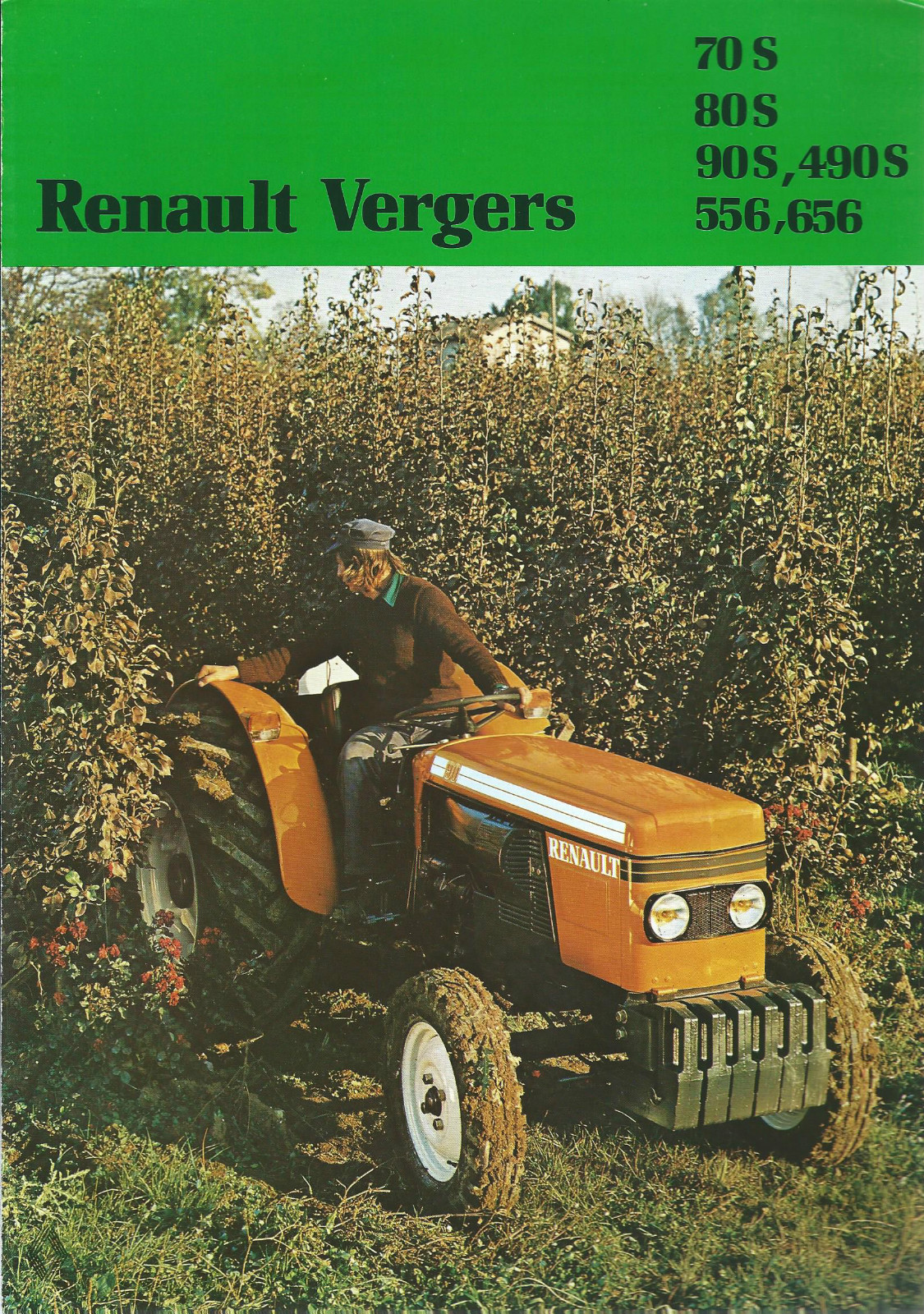 Farm Tractor Brochure – Renault – 70S et al – Vergers – c1991 (F4508)
