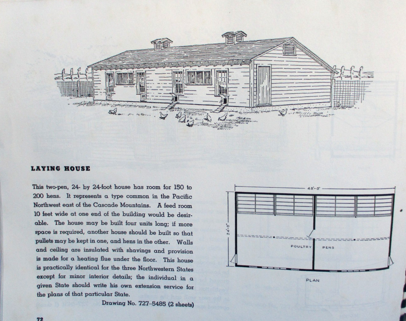 1939 Dept of Agriculture Farm buildings FOR WESTERN STATES 120pgs. RARE