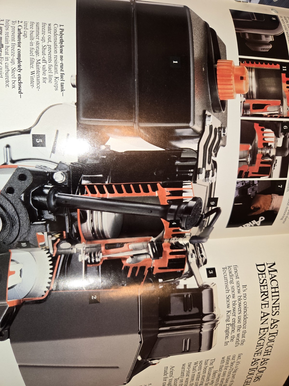 1987 1988 ARIENS DEALERSHIP ADVERTISING BROCHURES SNO-THROS