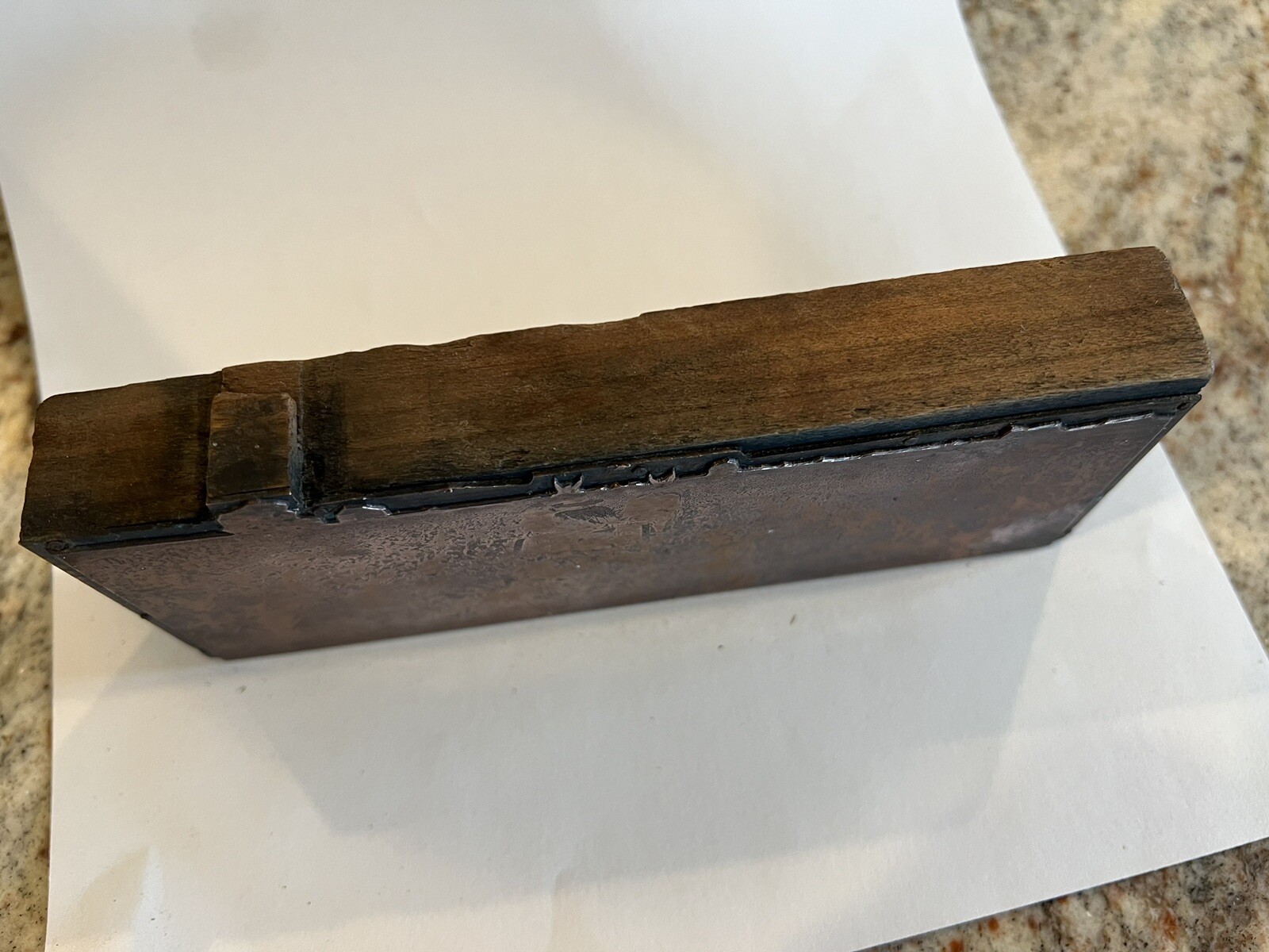 Antique Bateman Iron Age Print Block Riding Cultivator