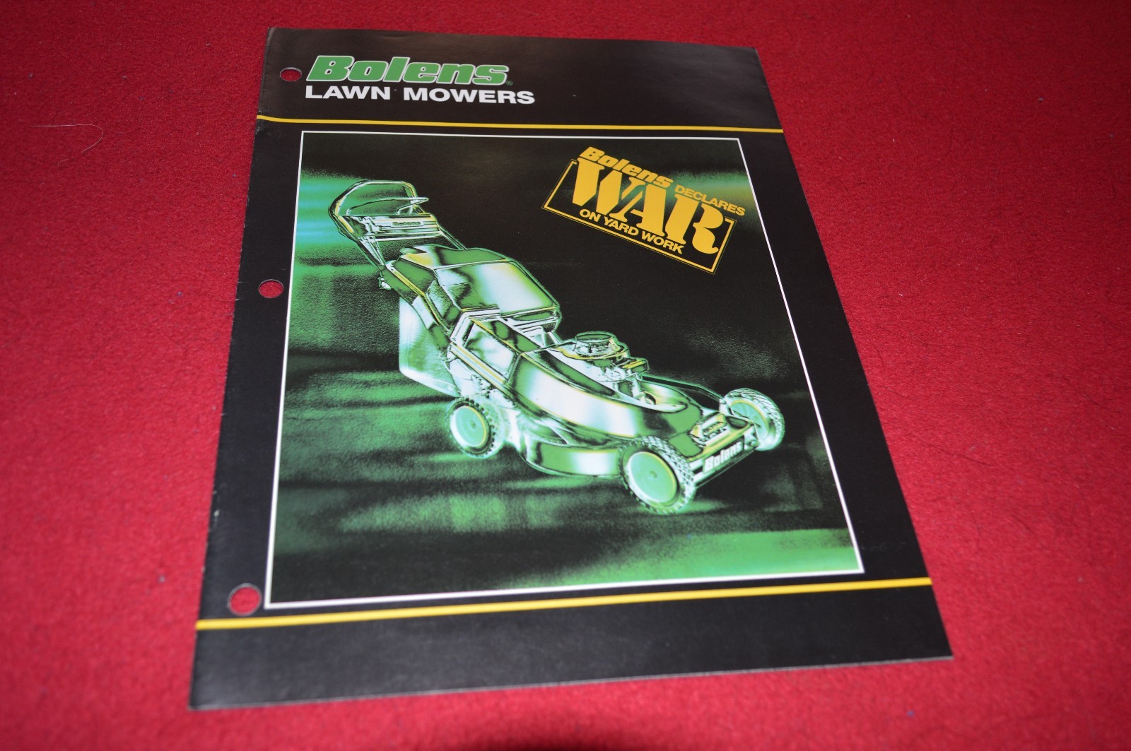 Bolens Push Lawn Mower For 1983 Dealers Brochure DCPA
