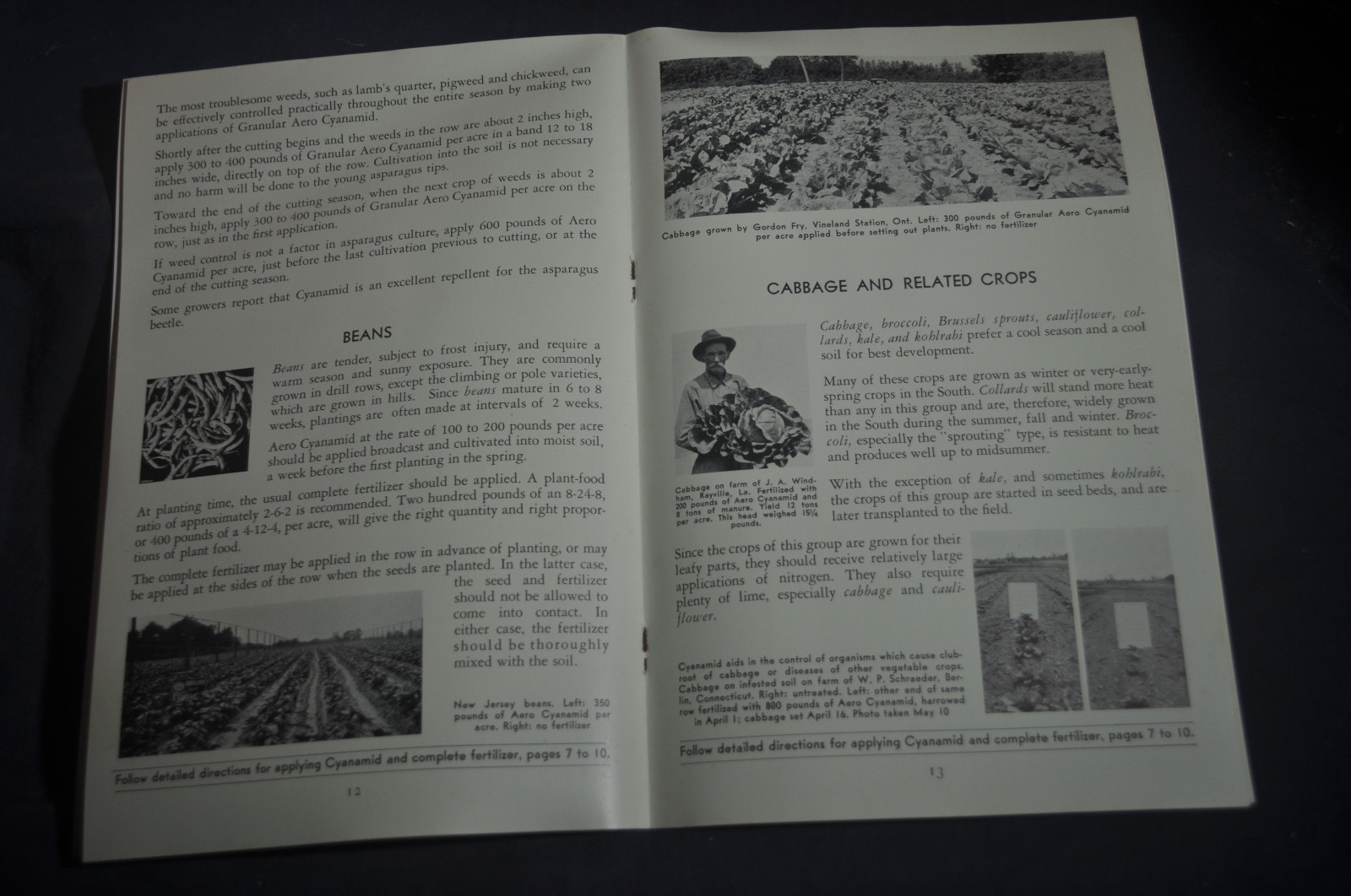 1932 The Cyanamid Plan for Growing Truck Crops *Fertilizer*