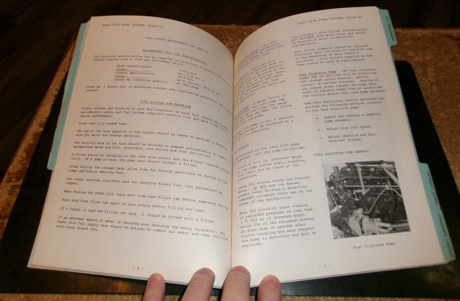 1976 new idea power unit service school manual in very good shape used