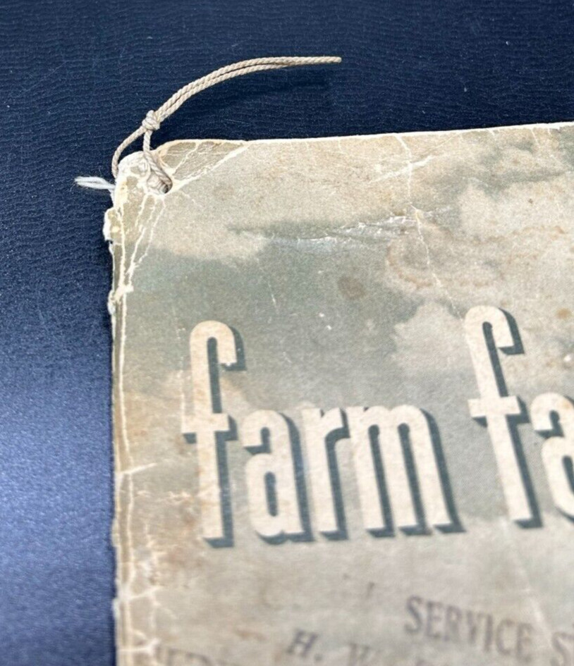 1945 Farm Facts Book-Cities Service Oils- Bonus Cheat Sheet for Measuring Cattle