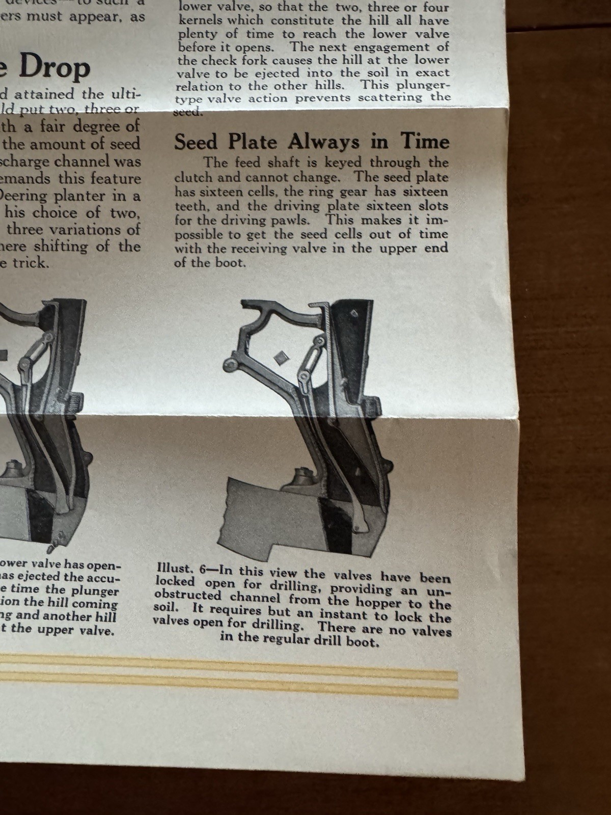 McCormick Searing 1831 1931 Corn Planter Brochure Color Illus Fold Out Farm