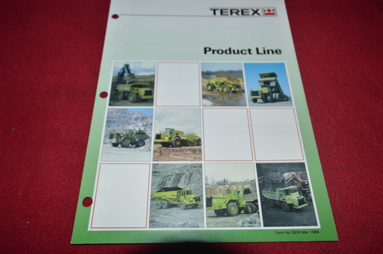 Terex Product Buyers Guide Dealer&rsquo;s Brochure GDSD7