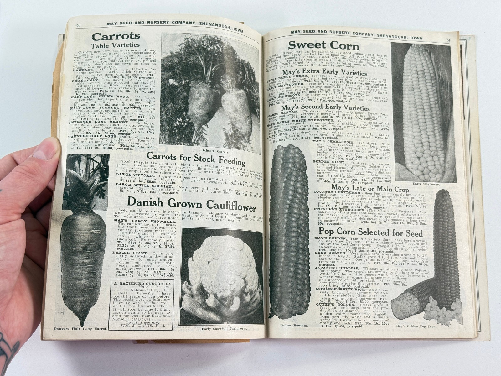 1924 May Seed Advertising Catalog Shenandoah Iowa IA