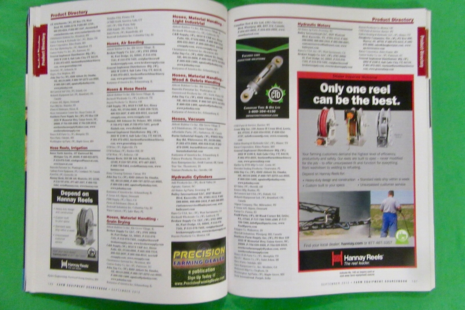 Farm Equipment Sourcebook 2013 ( September 2012) 9 Directories & 289 pages