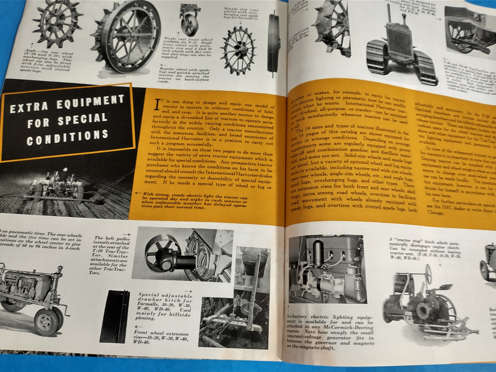 MCCORMICK DEERING 1931 TRACTOR FULL LINE BROCHURE ORIGINAL 32 PAGE BOOKLET