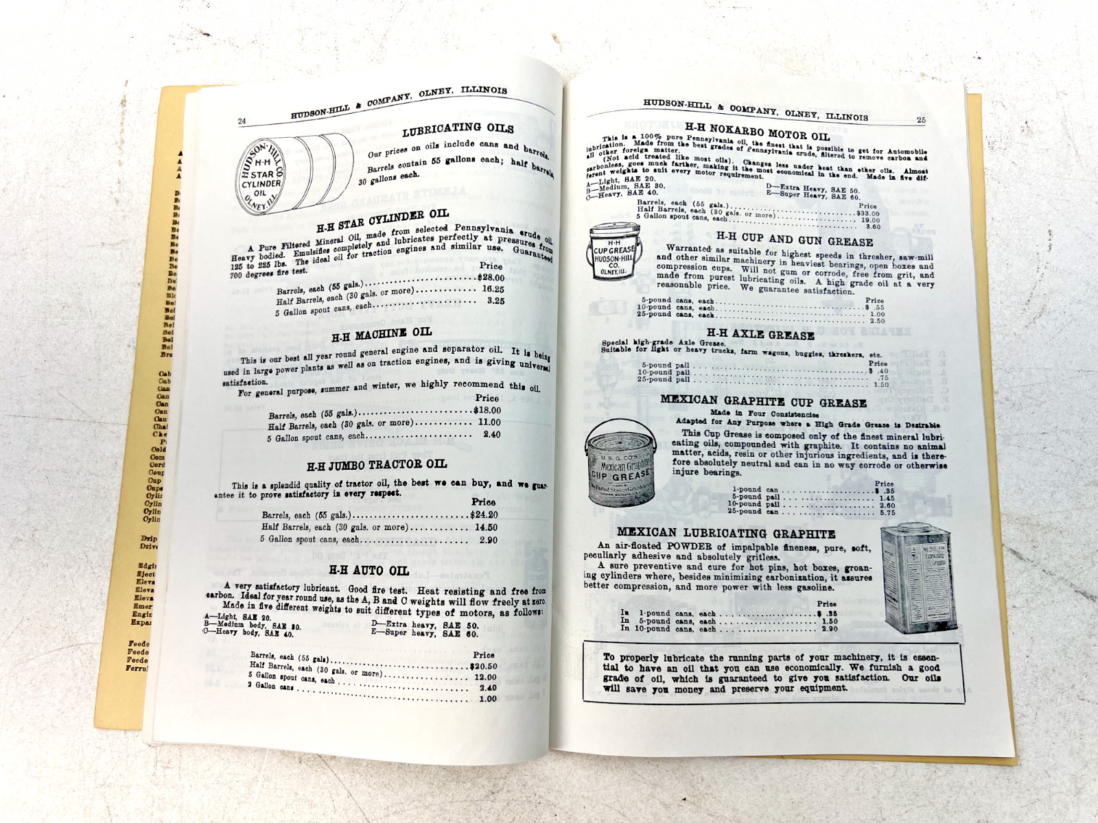VTG 1938 & 1939 Thresher & Mill Supply Catalogue – Hudson-Hill & Co. – Olney, IL