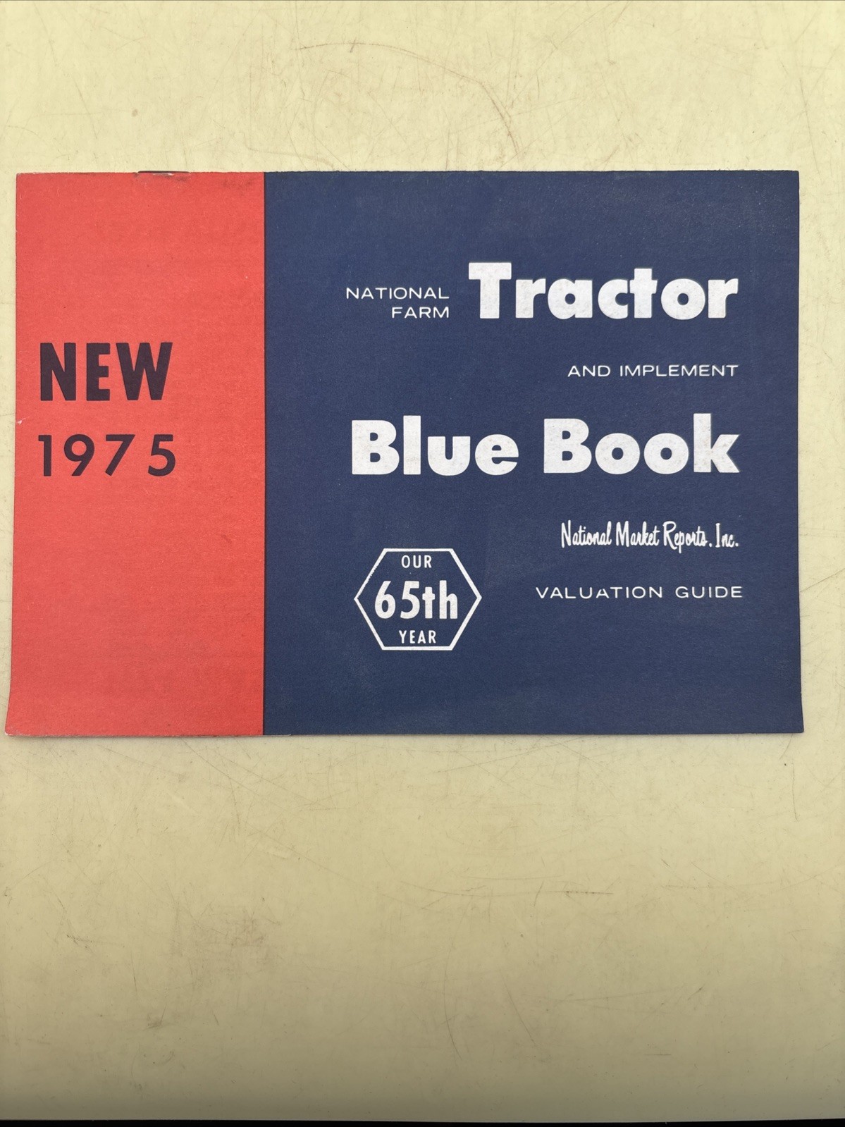 National Farm Tractor Implement Blue Book 1975