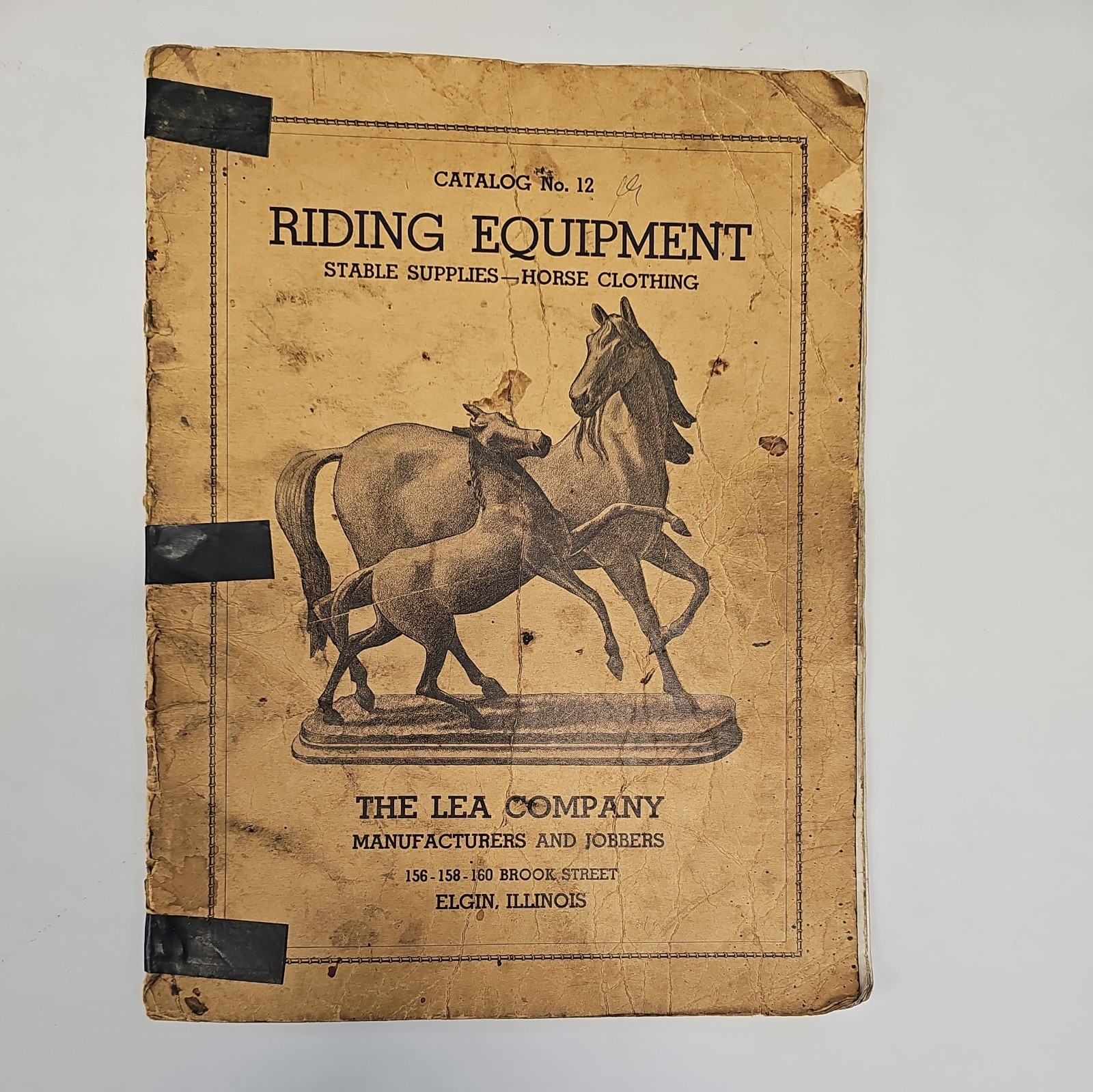VINTAGE 1940&rsquo;S HORSE EQUIPMENT CATALOG LEA COMPANY ELGIN ILLINOIS EQUIPMENT
