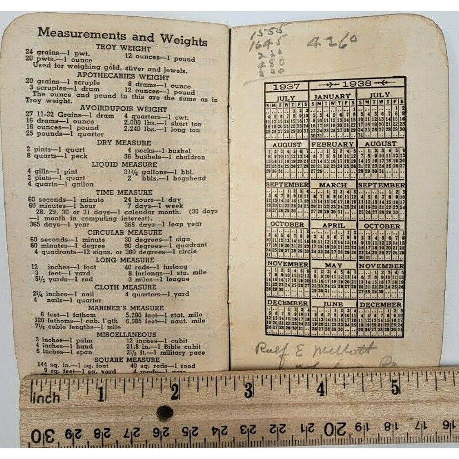 1937 Davco Fertilizer Advertising Notebook Memo Pad Baltimore, Md. Free Shipping