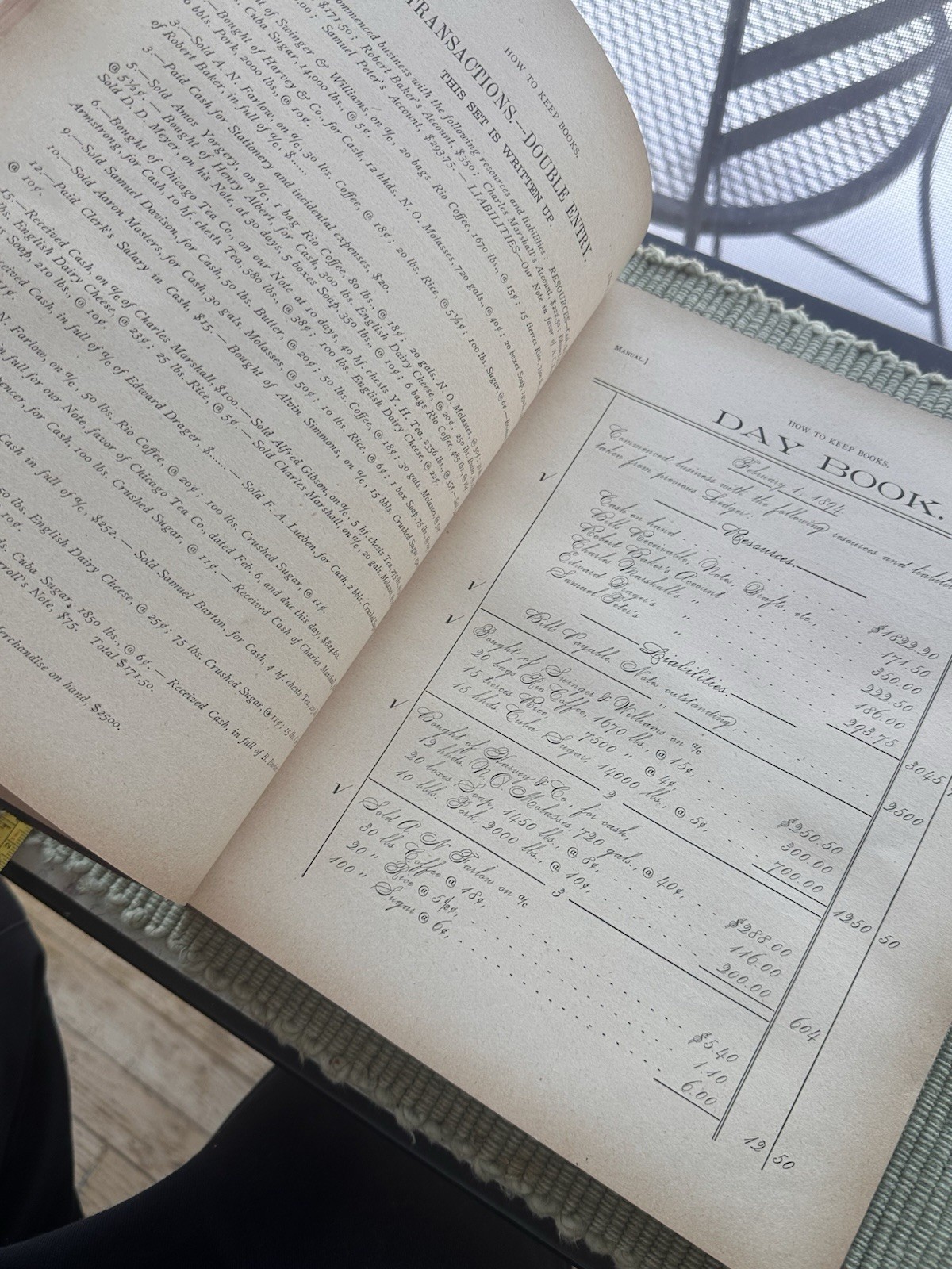 1895 Farmers Manual Complete Accountant J.L. Nichols Farm Vet Book